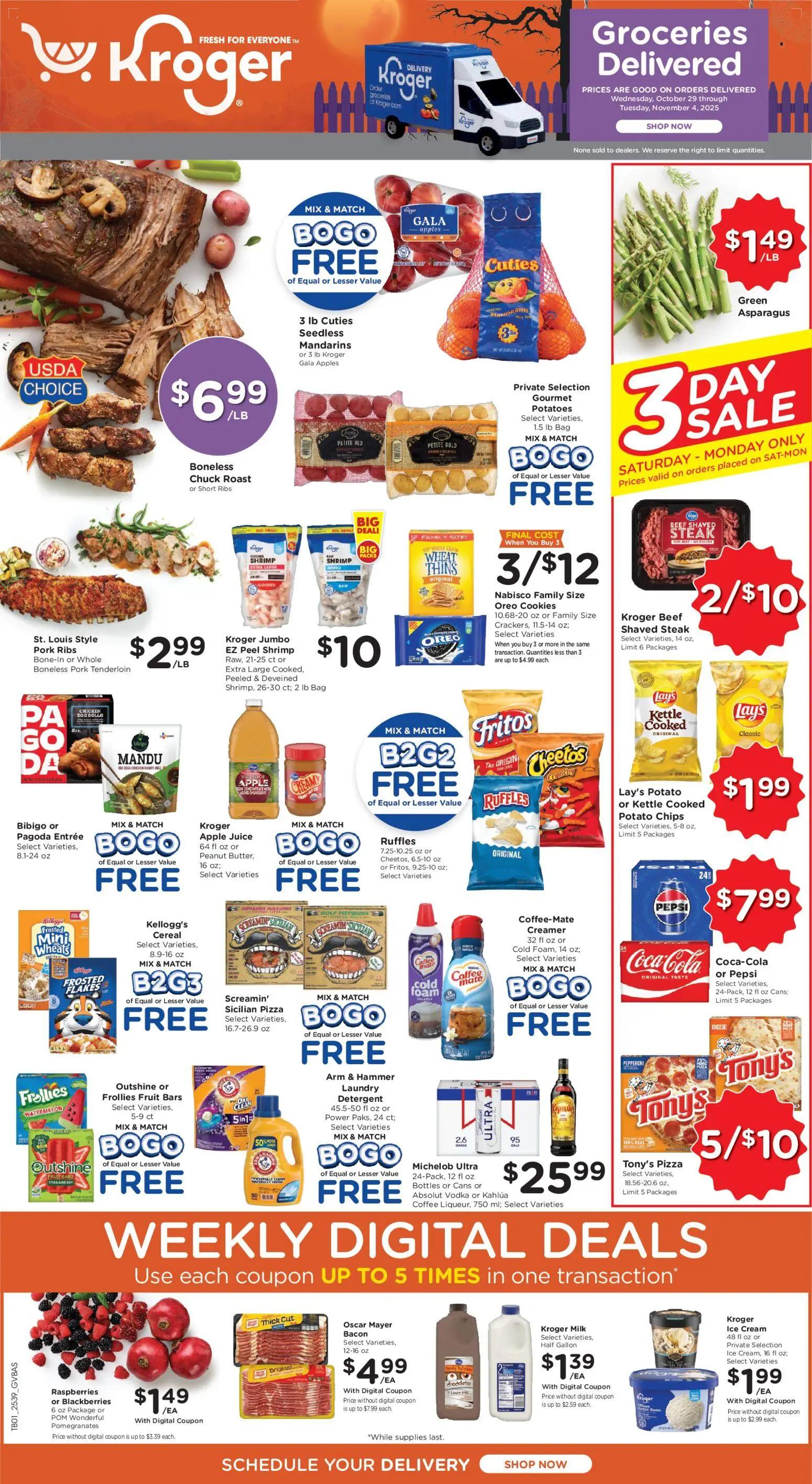 kroger - Kroger Ad - 10/29 - 11/04 2025 - page: 1