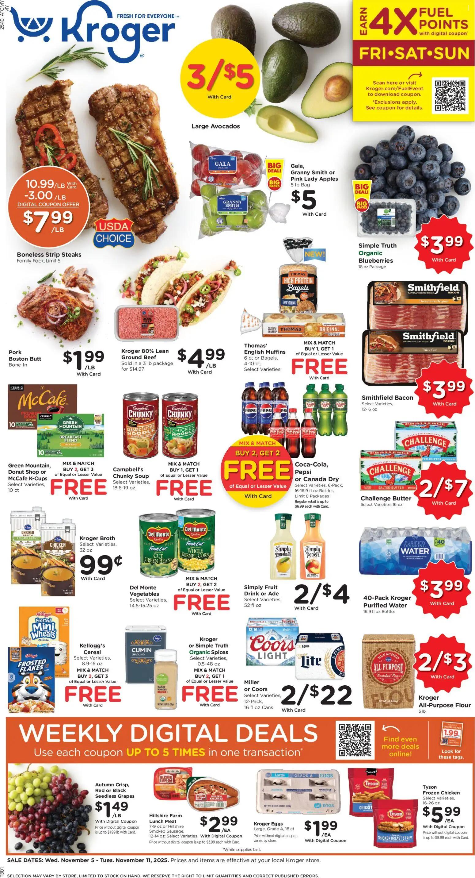 kroger - Weekly ads Kroger BLACK FRIDAY from 11/05/2025