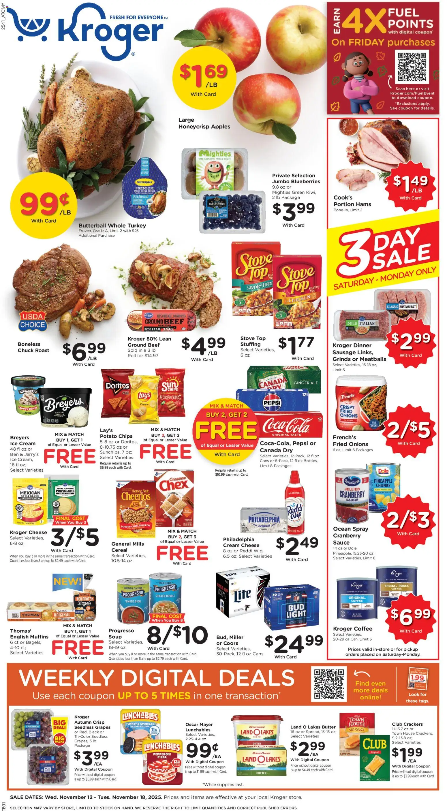 kroger - Weekly ads Kroger BLACK FRIDAY from 11/12/2025