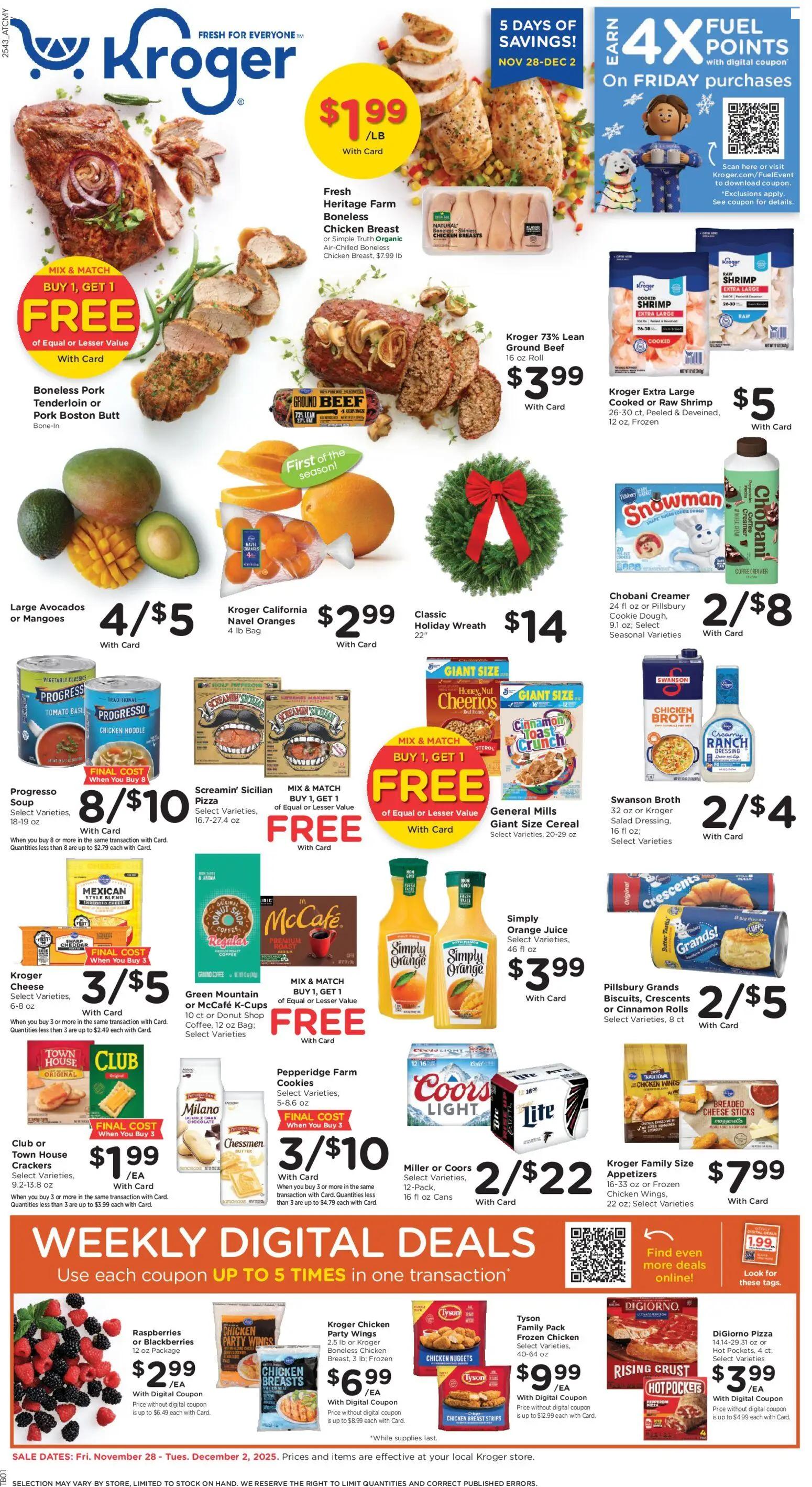 kroger - Kroger Weekly Ad - 11/28 - 12/02 2025