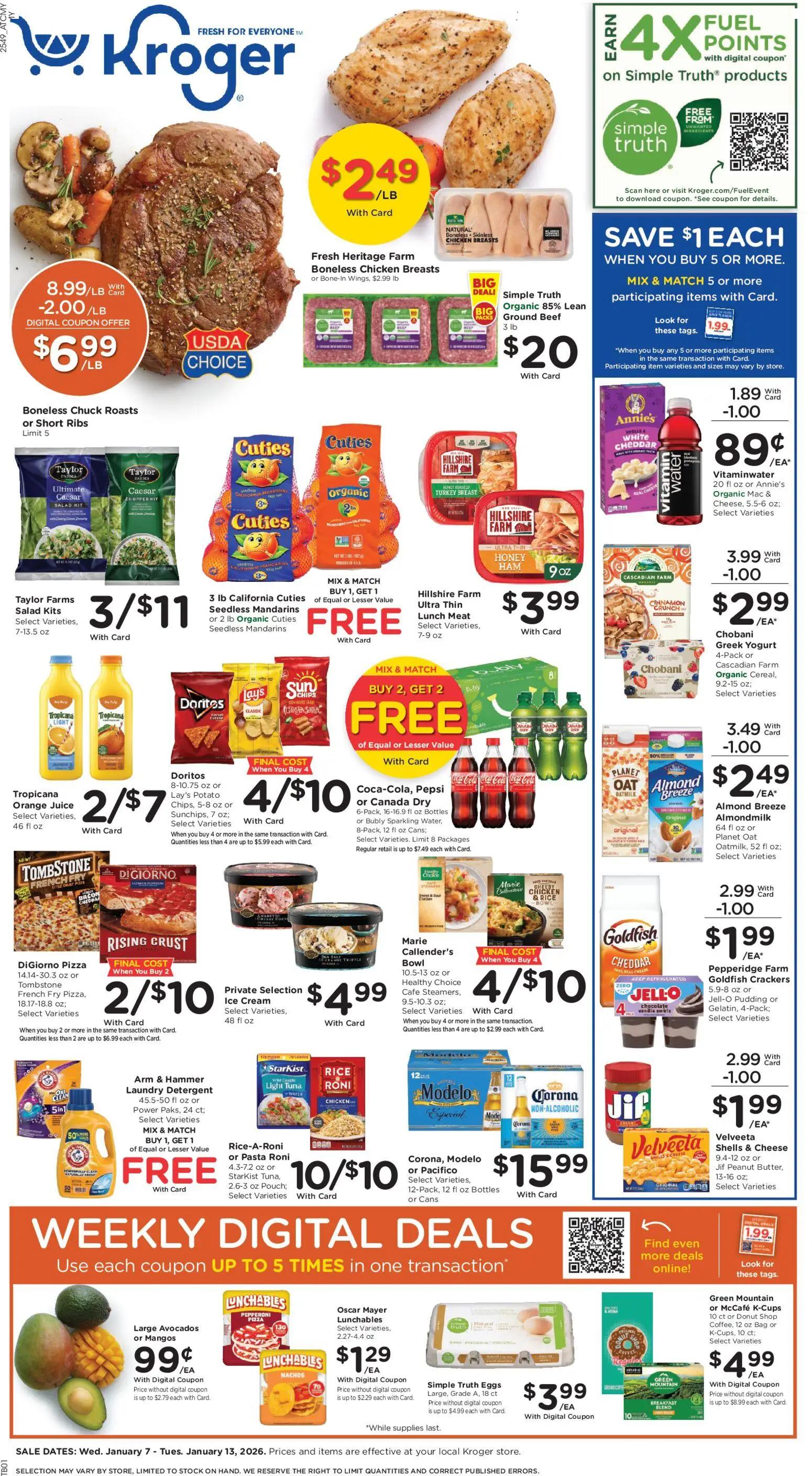 kroger - Kroger Weekly Ad - 01/07 - 01/13 2026