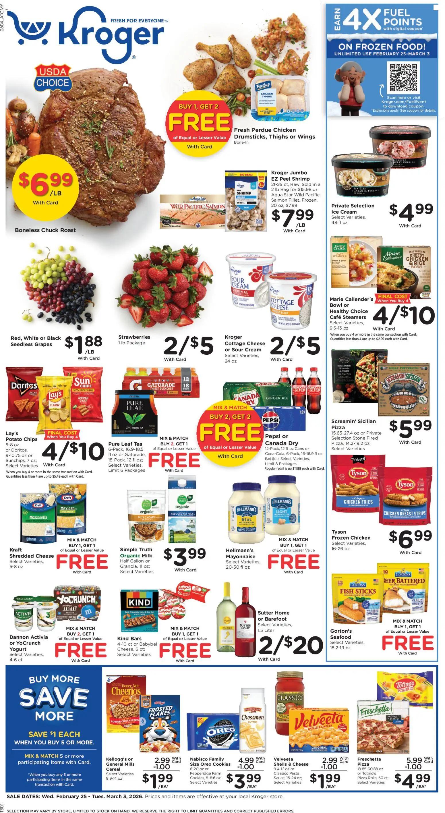 kroger - Kroger Weekly Ad - 02/25 - 03/03 2026