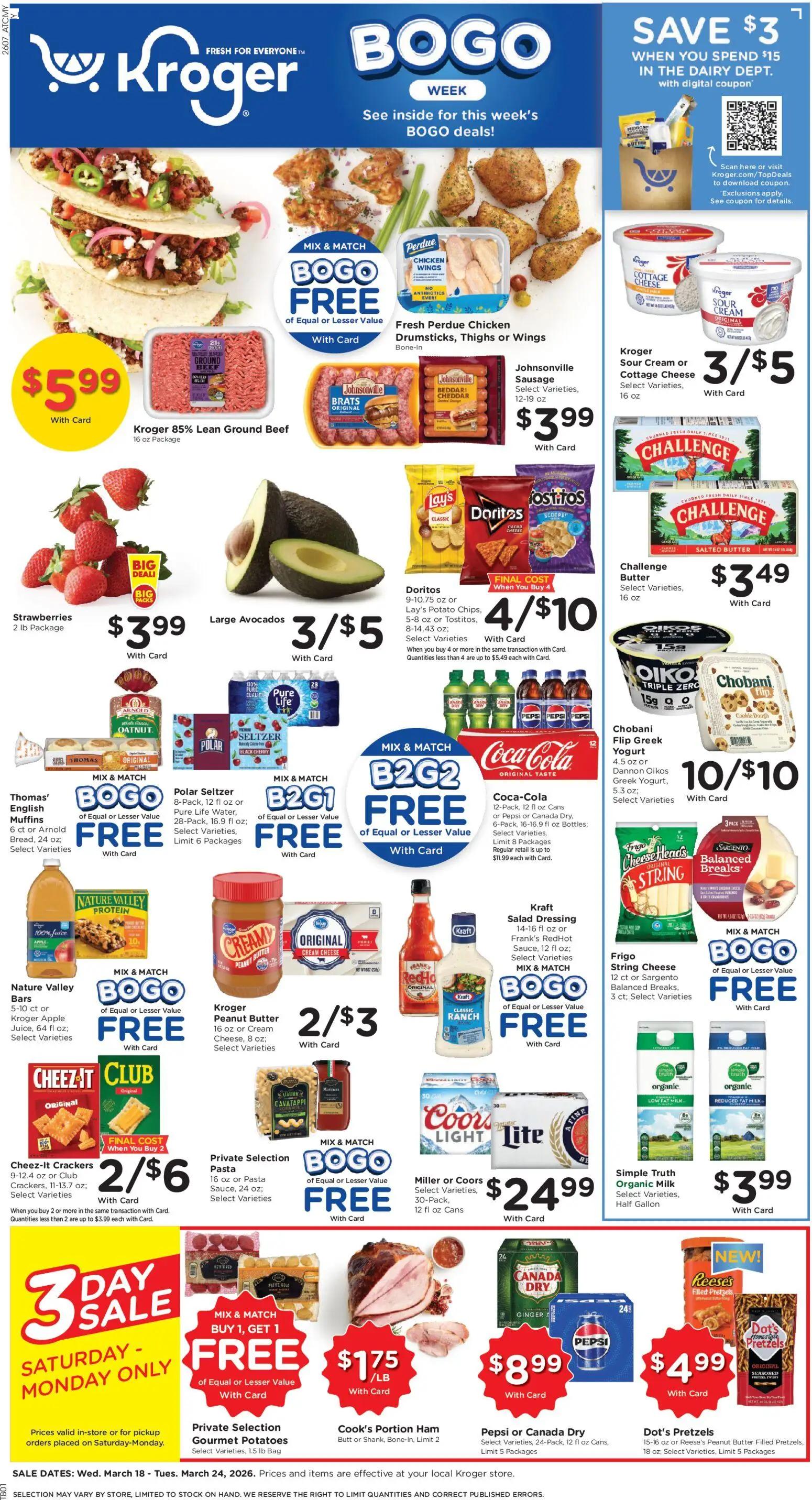 kroger - Kroger Weekly Ad - 03/18 - 03/24 2026 - page: 1