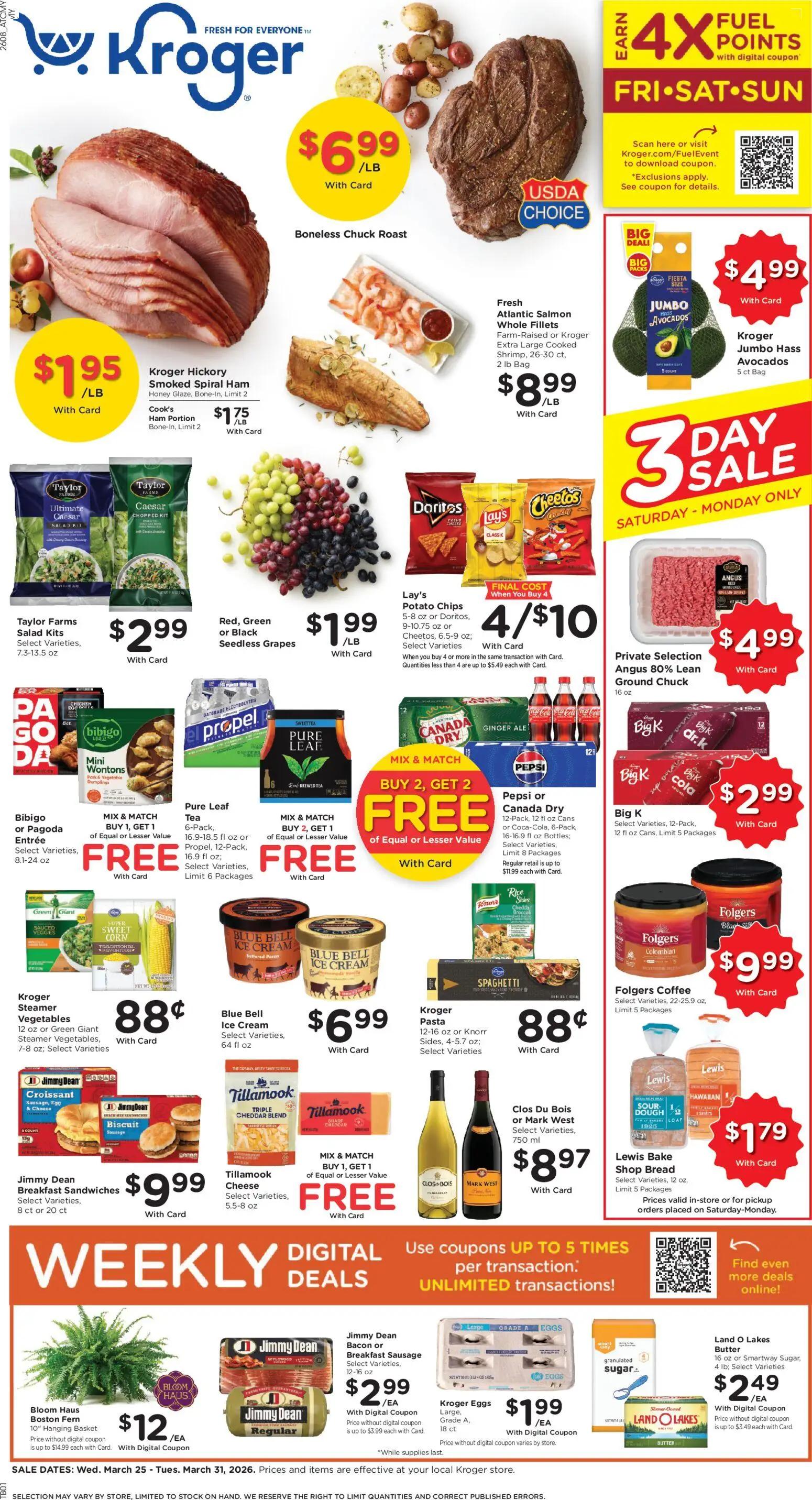 kroger - Kroger Weekly Ad - 03/25 - 03/31 2026