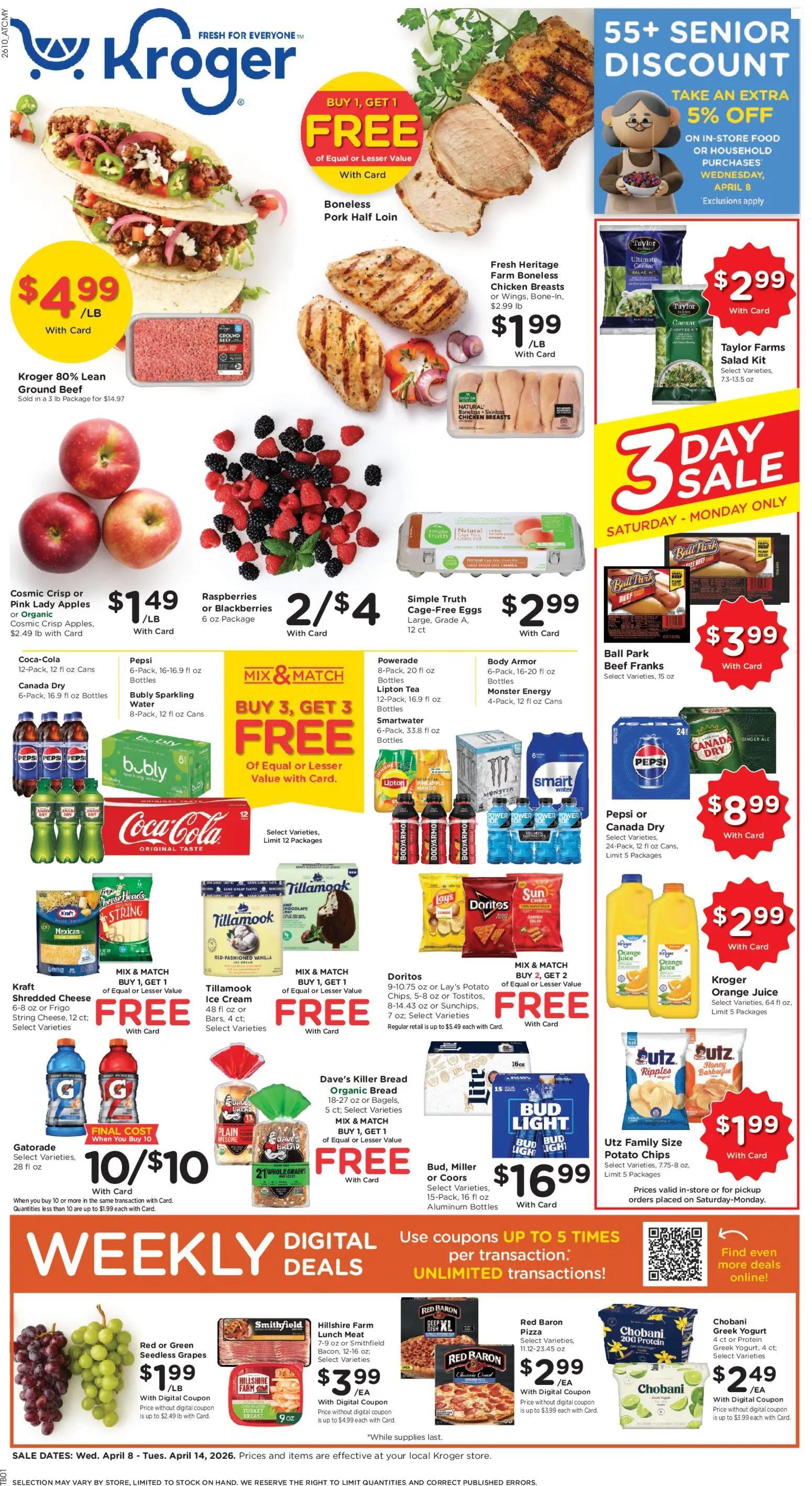 kroger - Kroger Weekly Ad - 04/08 - 04/14 2026