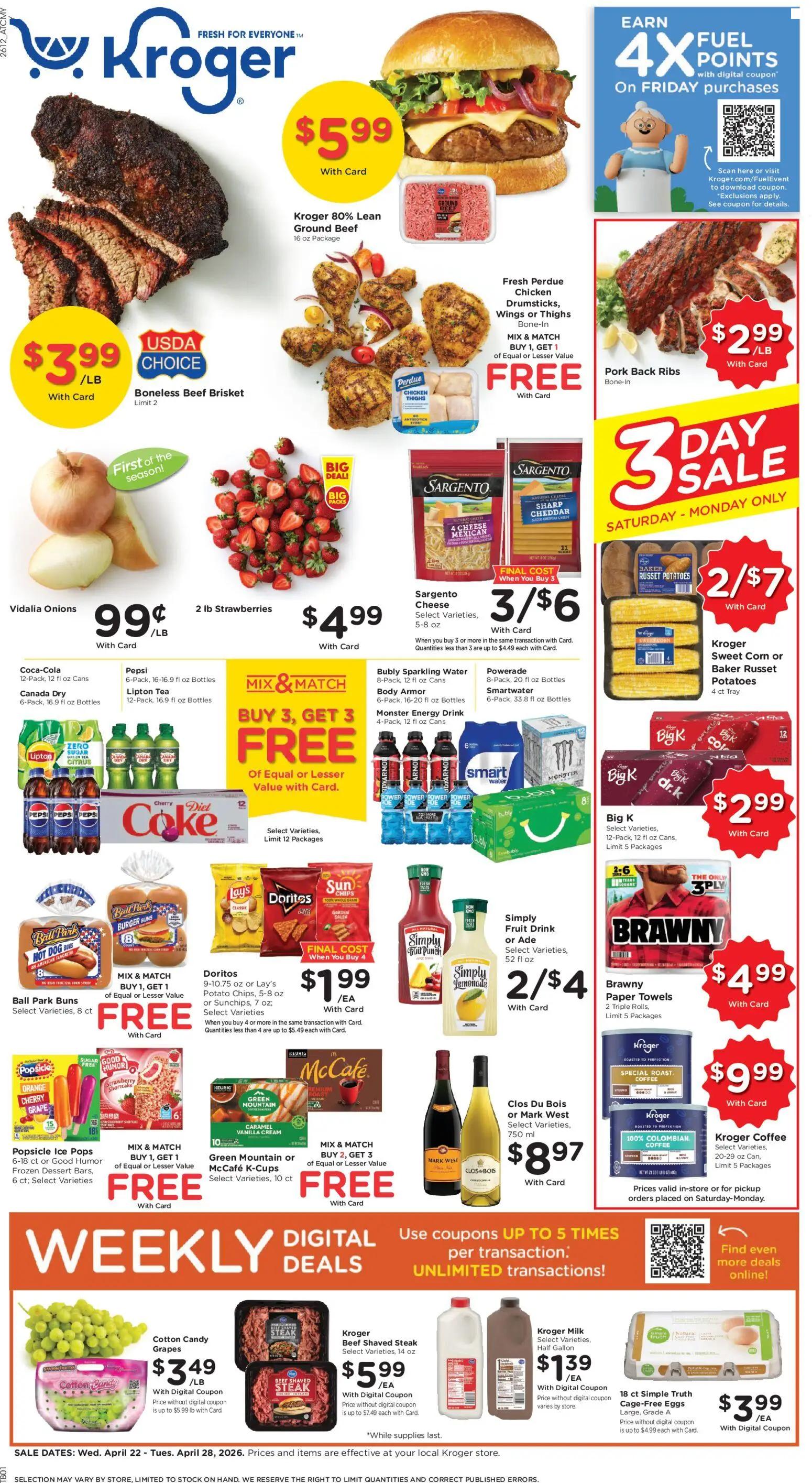 kroger - Kroger Weekly Ad - 04/22 - 04/28 2026