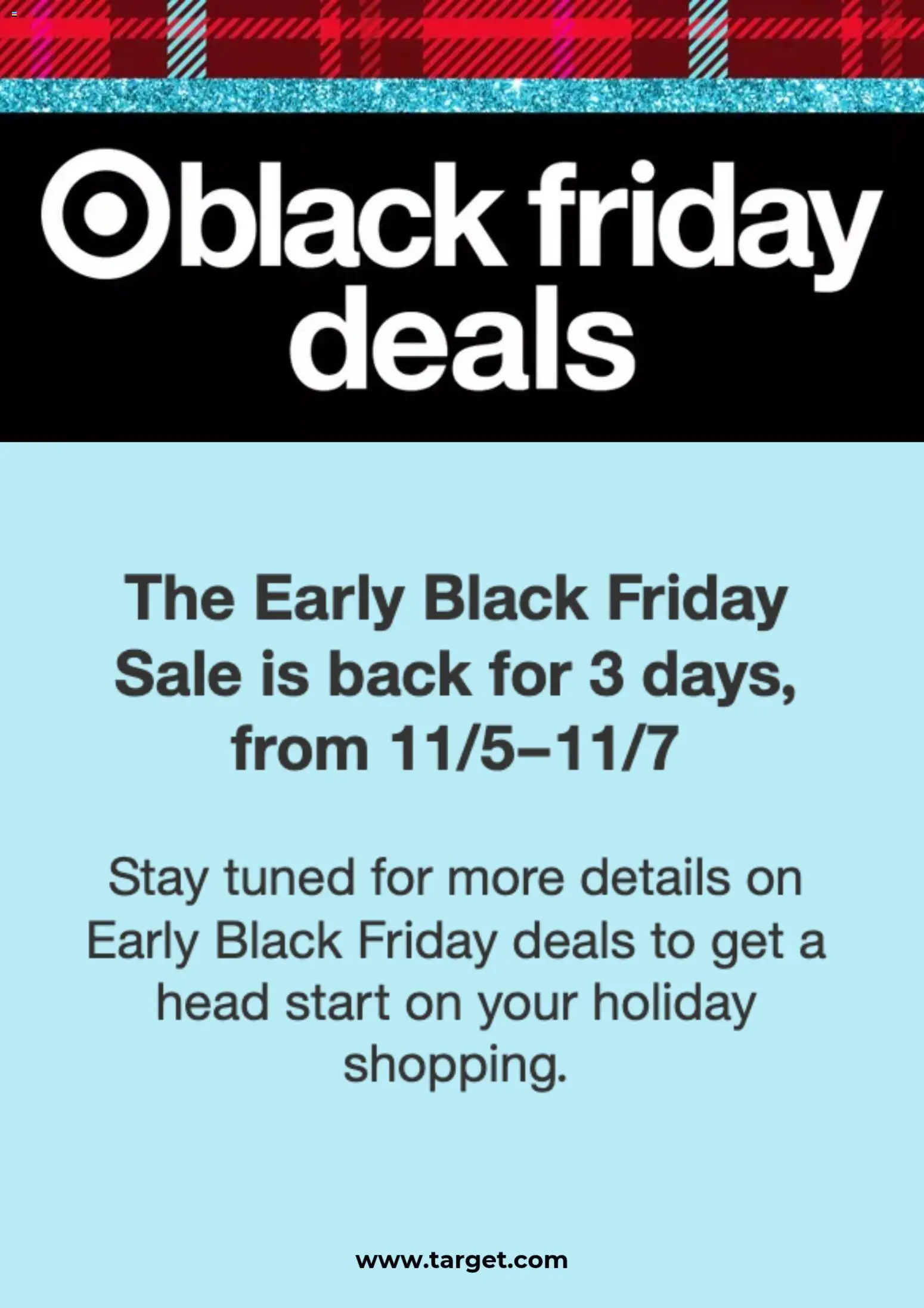 target - Target Weekly Ads BLACK FRIDAY from 10/25/2026 - page: 1