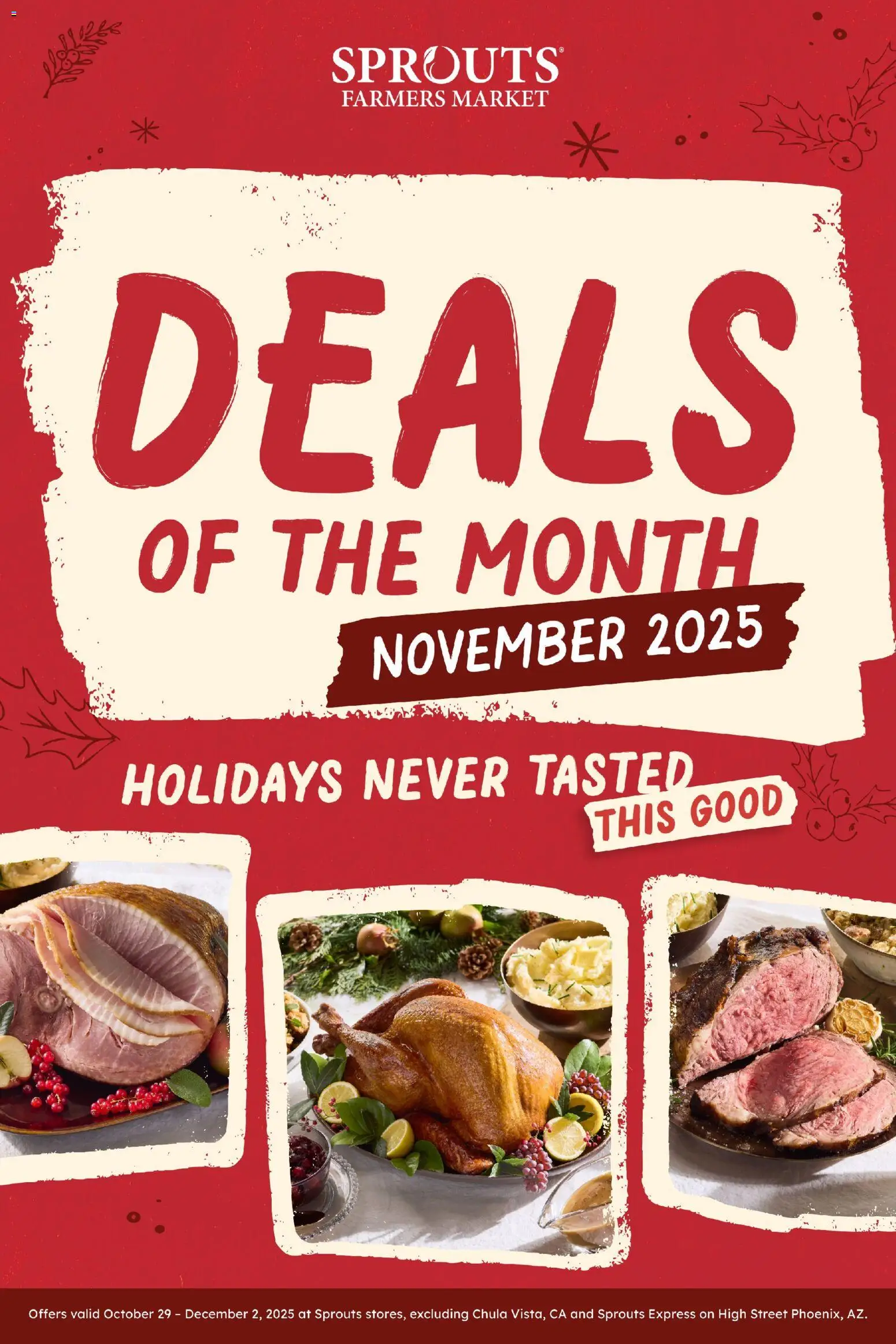 sprouts - Sprouts Monthly Ad - 10/29 - 12/03 2025 - page: 1