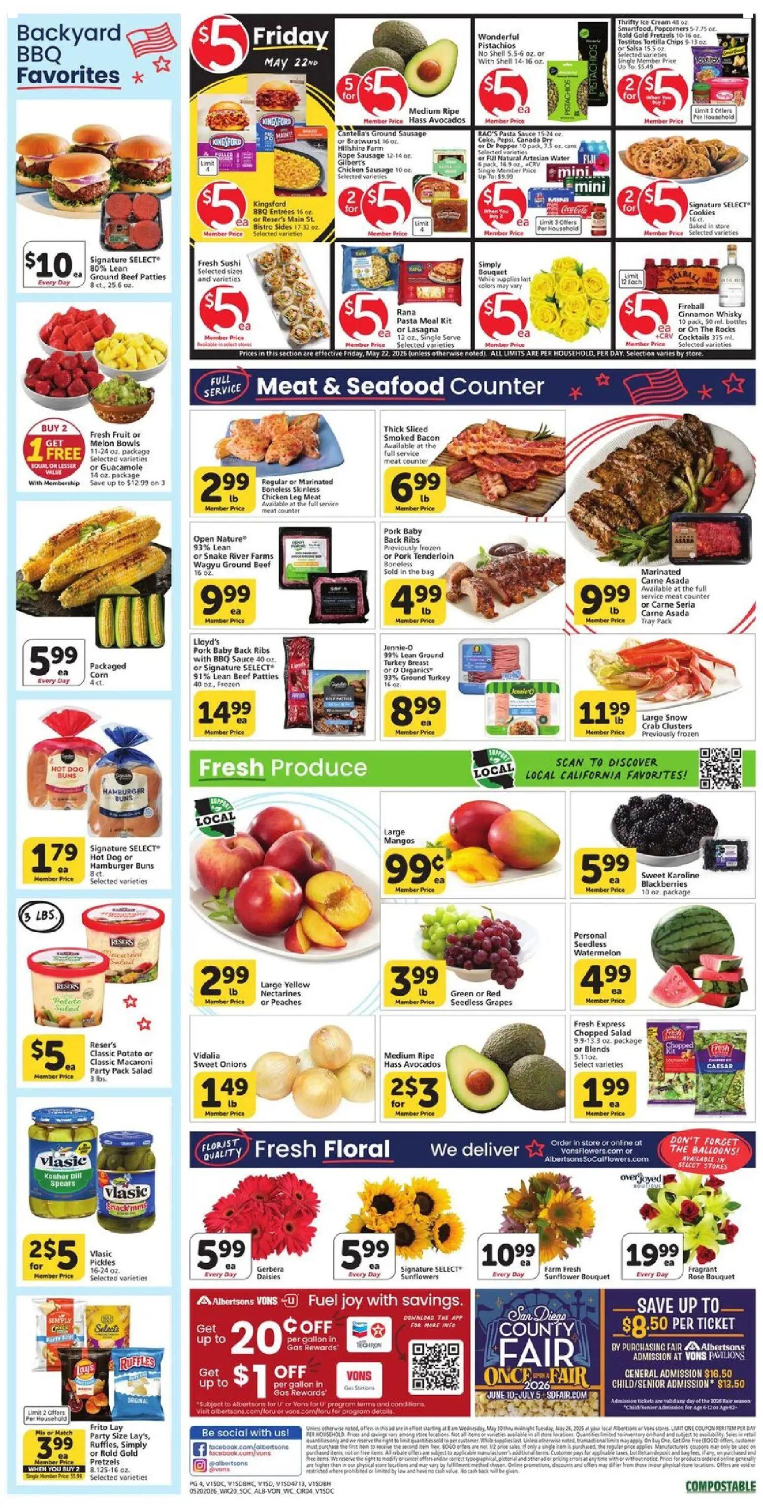 vons - Vons Weekly Ad - 05/20 - 05/26 2026 - page: 5