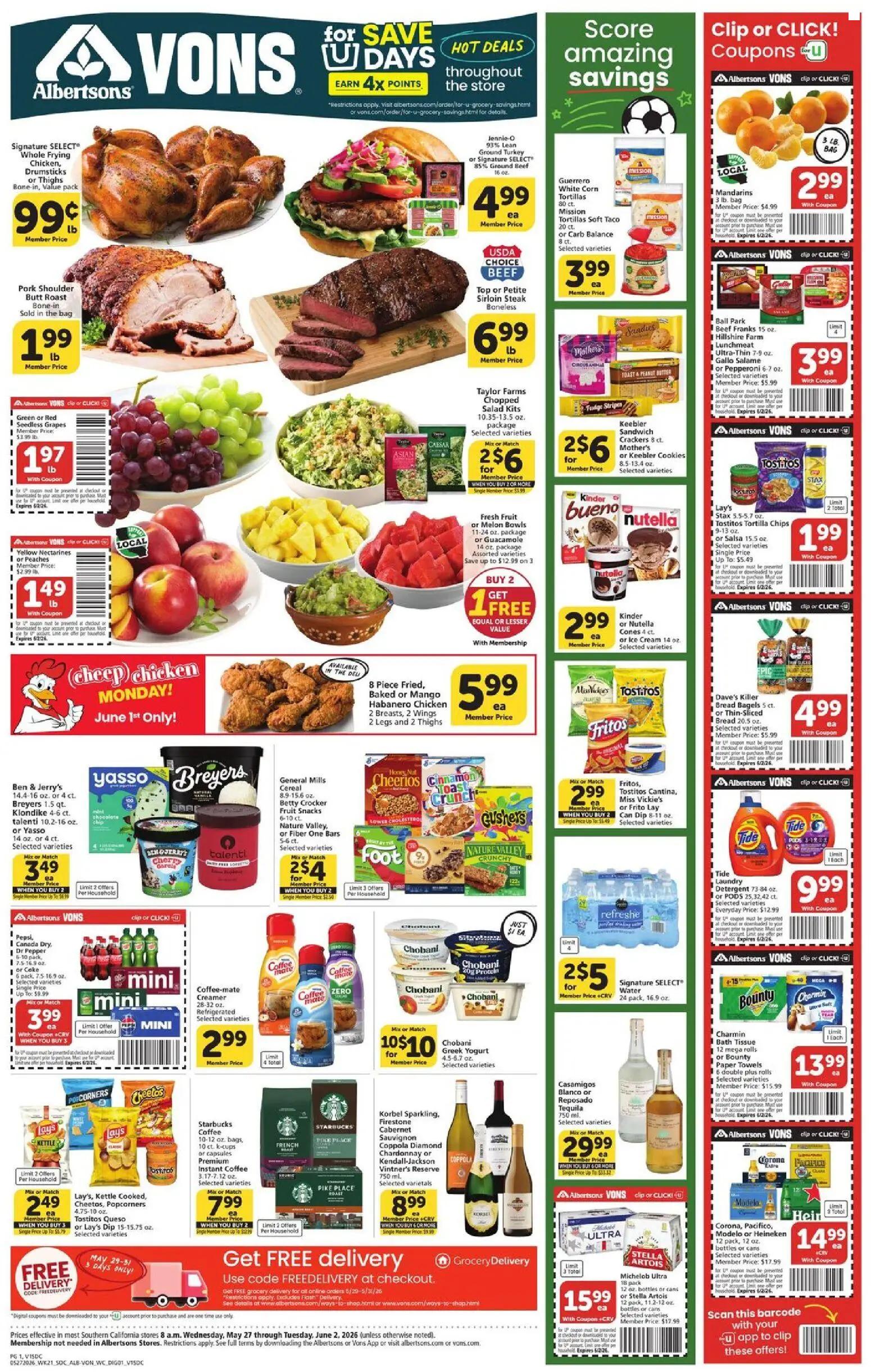 vons - Vons Weekly Ad - 05/27 - 06/02 2026 - page: 1