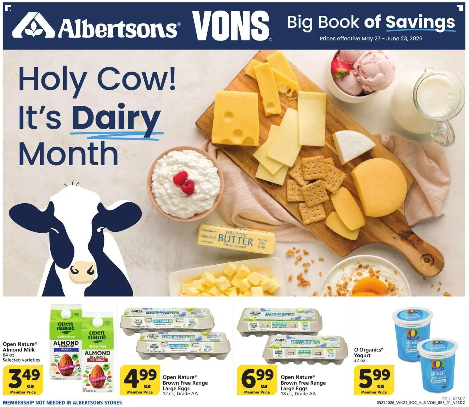 vons - Vons Big Book of Savings - 05/27 - 06/23 2026 - page: 1