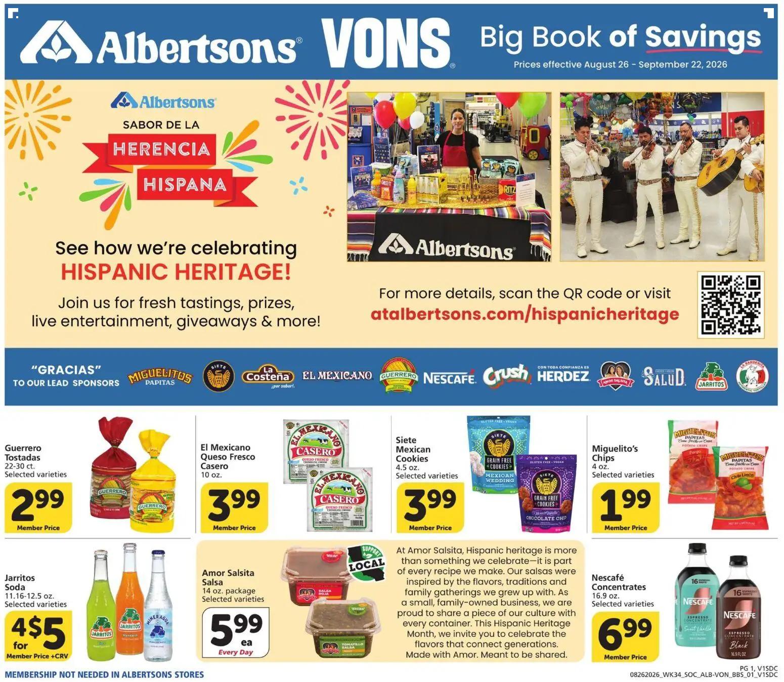 vons - Vons Big Book of Savings - 08/26 - 09/22 2026