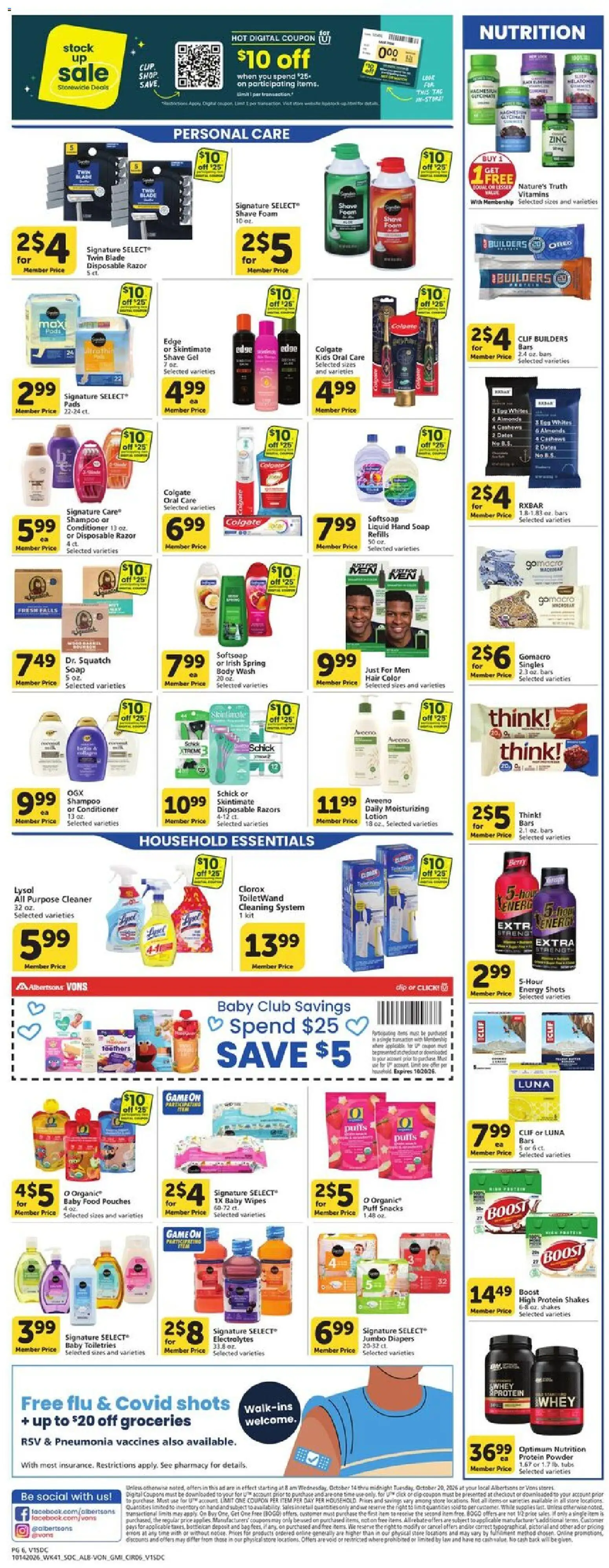 vons - Vons Weekly Ad - 10/14 - 10/20 2026 - page: 5