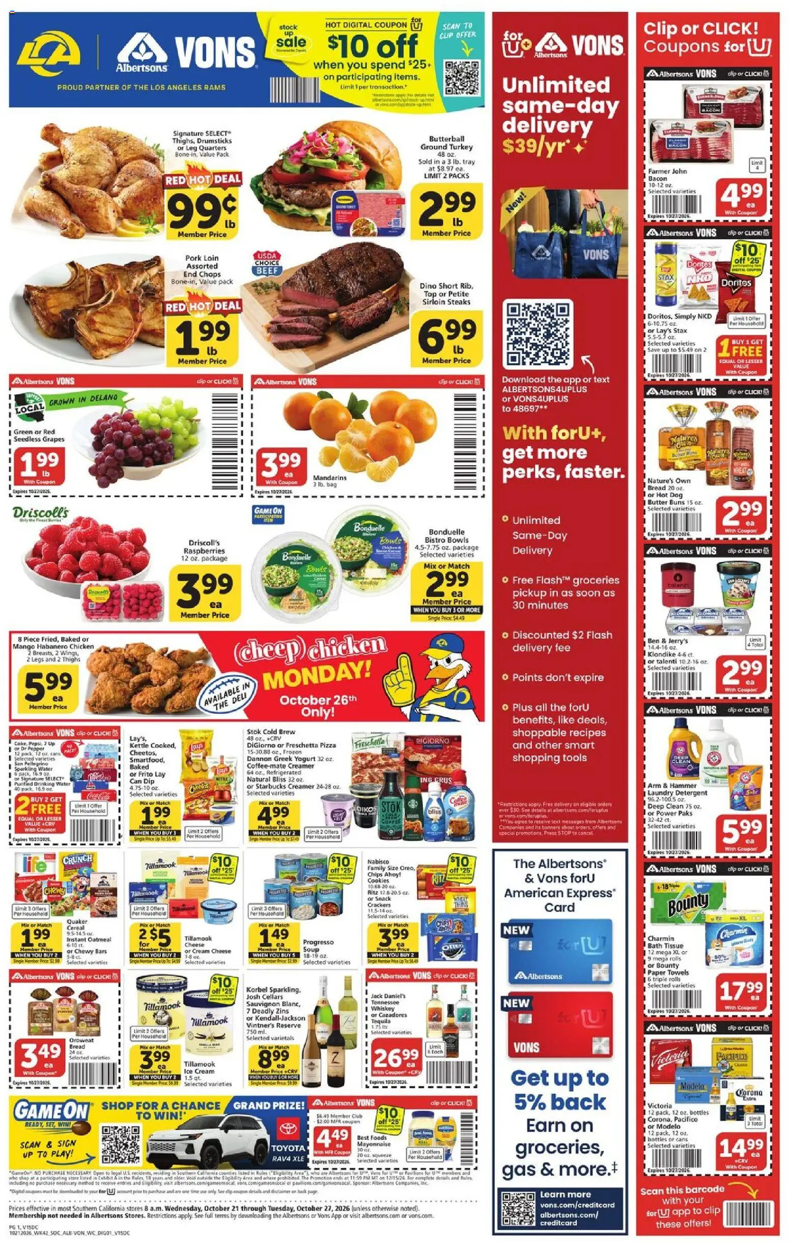 vons - Vons Weekly Ad - 10/21 - 10/27 2026 - page: 1