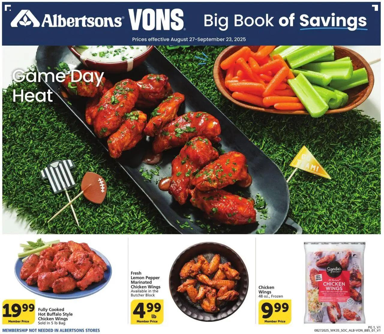 vons - Vons Big Book of Savings - 08/27 - 09/23 2025