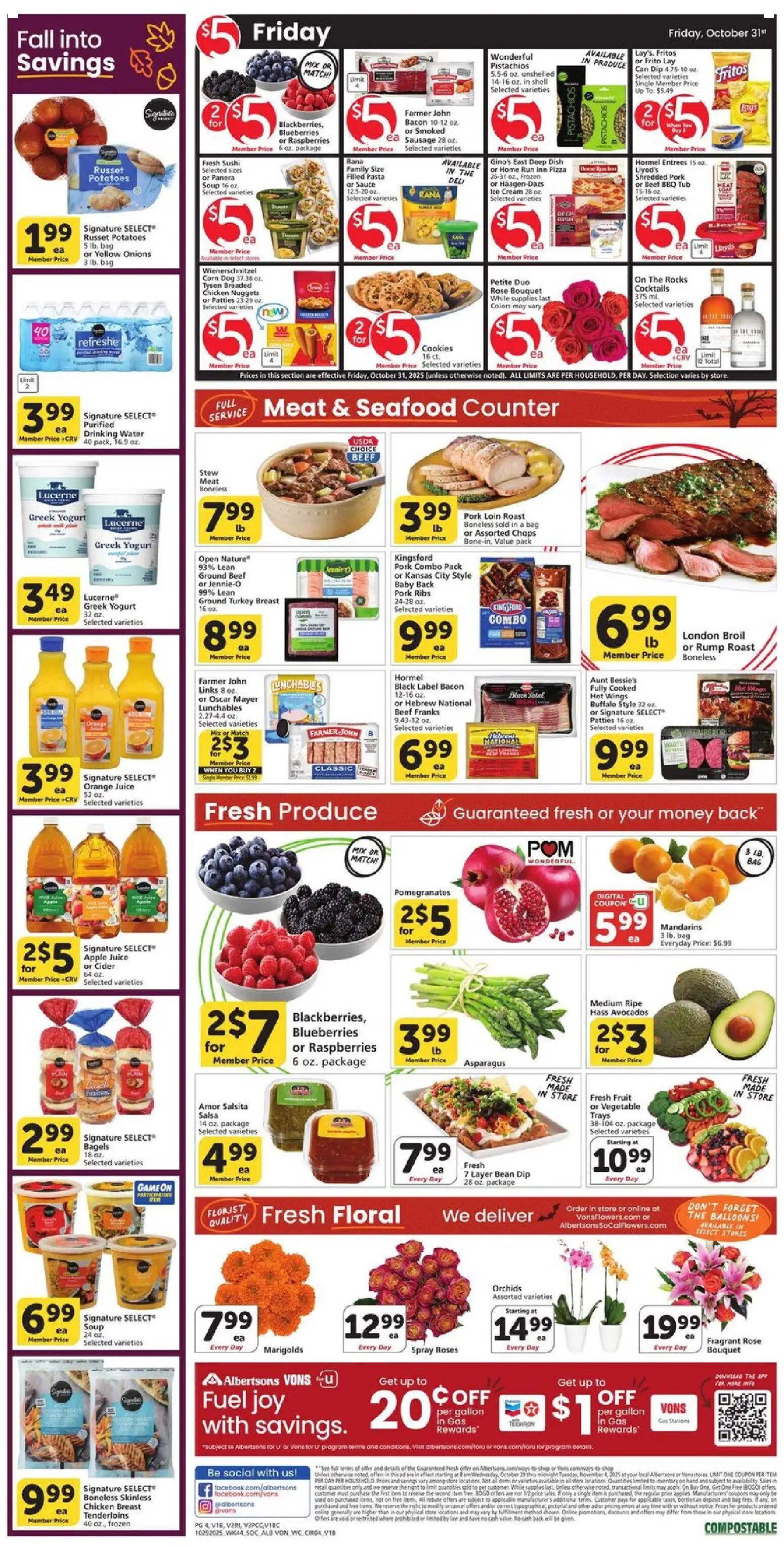 vons - Vons Weekly Ad - SoCal - 10/29 - 11/04 2025 - page: 3