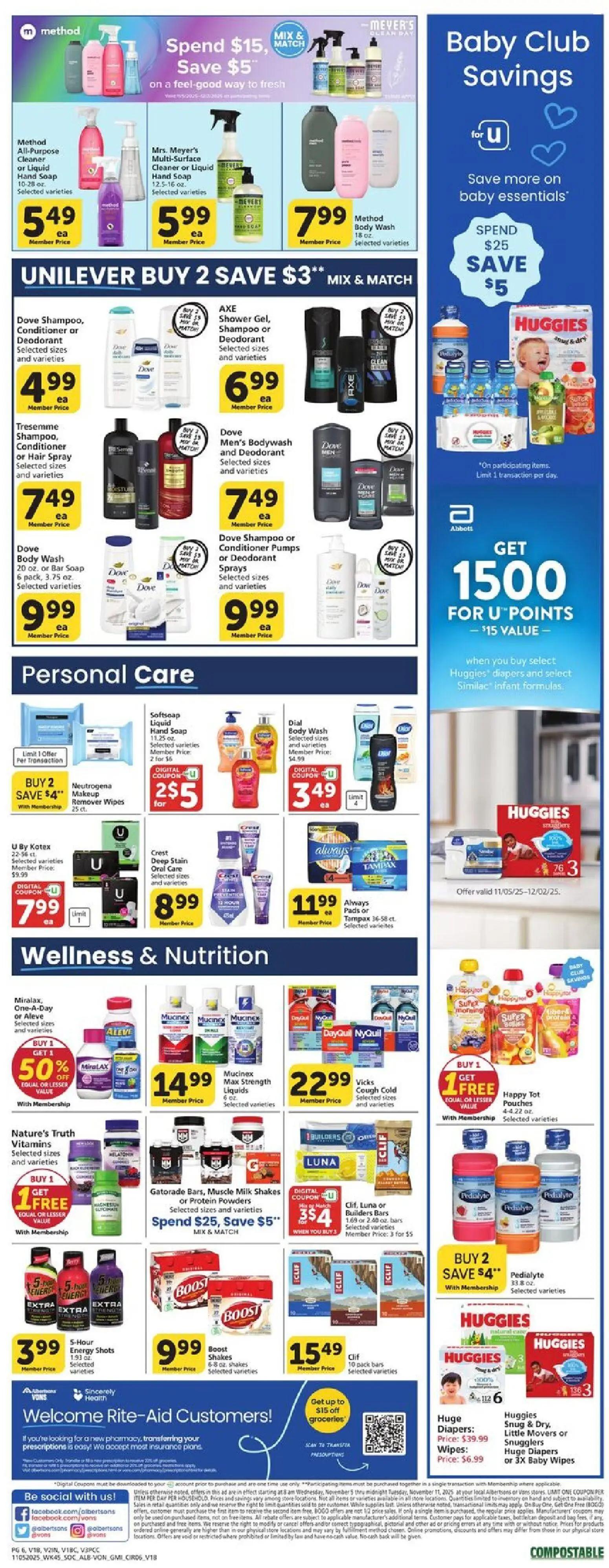 vons - Vons Weekly Ad - 11/05 - 11/11 2025 - page: 5