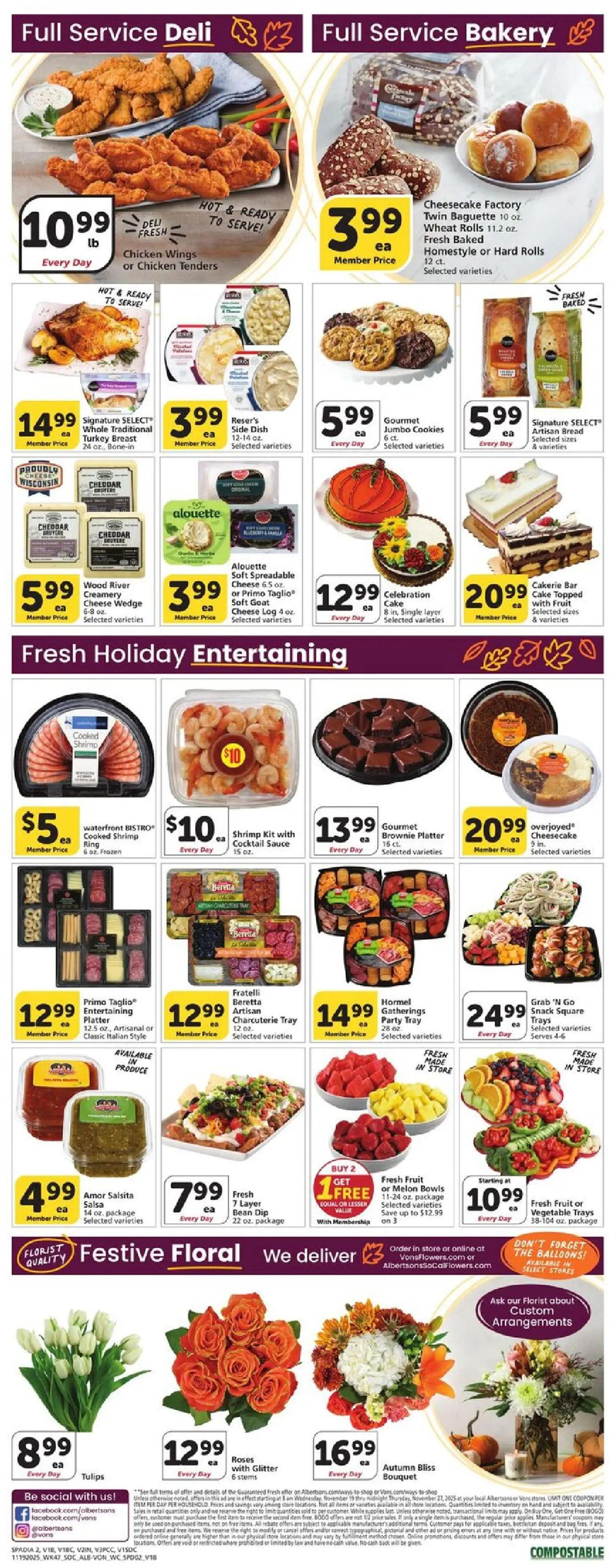 vons - Vons Weekly Ad - 11/19 - 11/27 2025 - page: 2