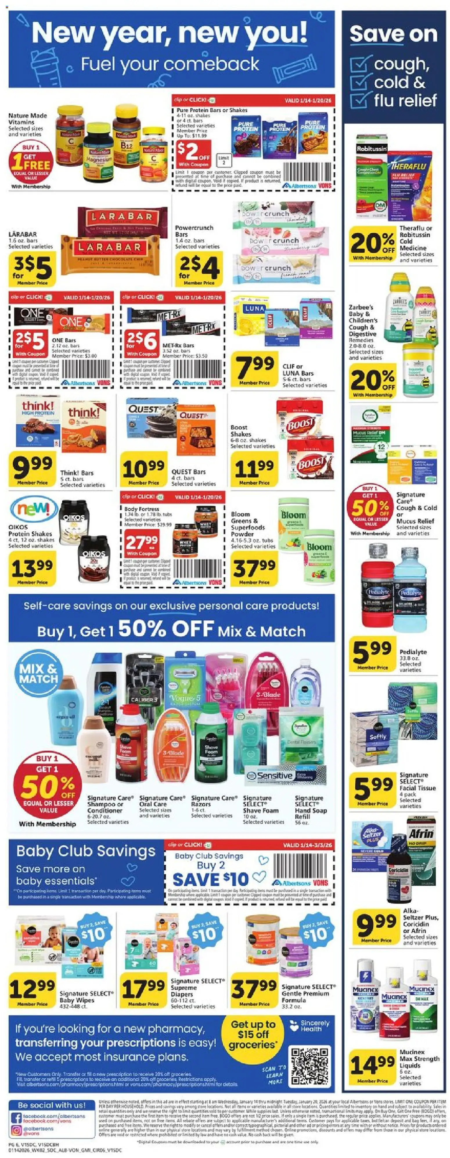 vons - Vons Weekly Ad - 01/14 - 01/20 2026 - page: 6