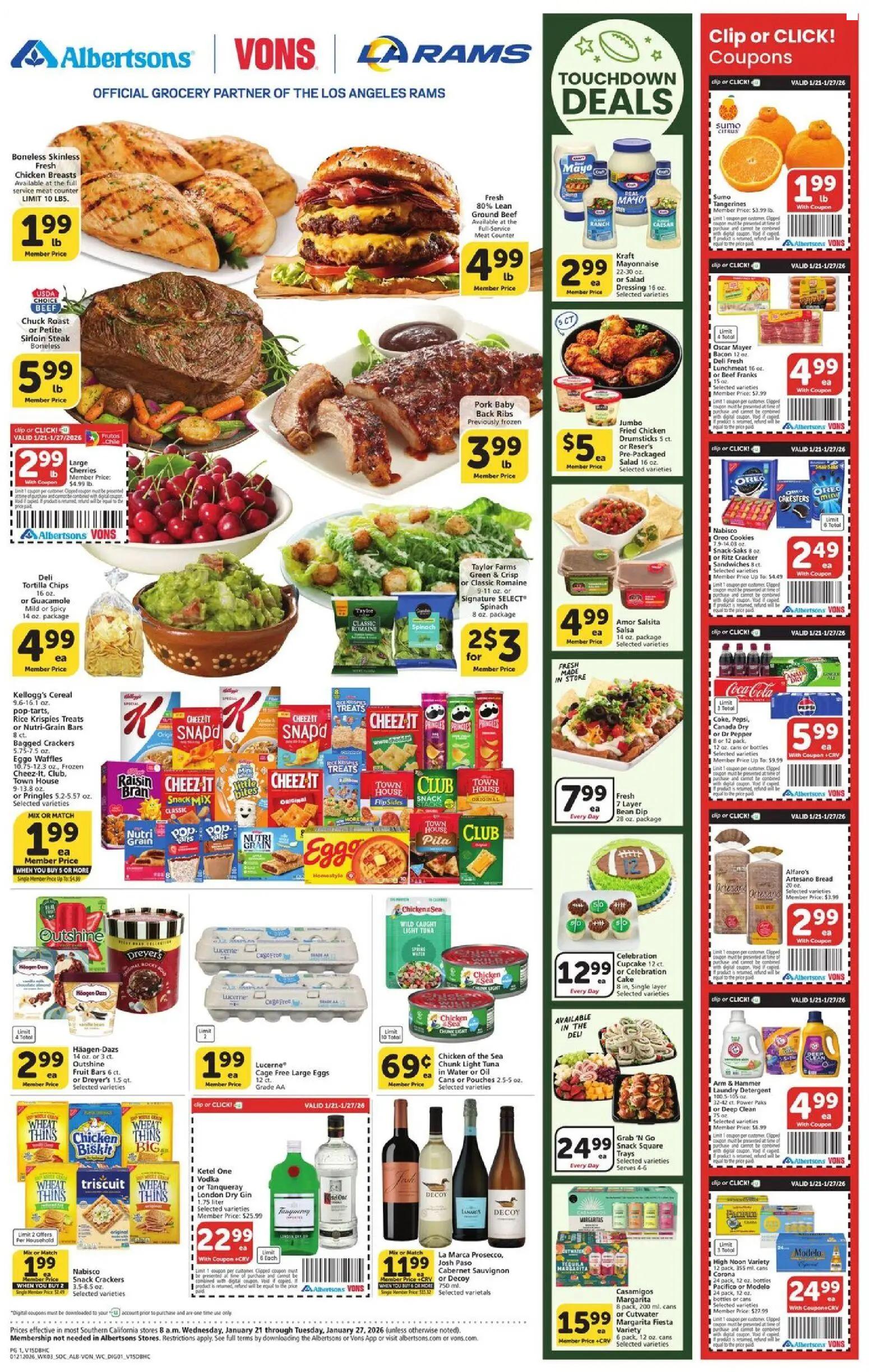 vons - Vons Weekly Ad - 01/21 - 01/27 2026