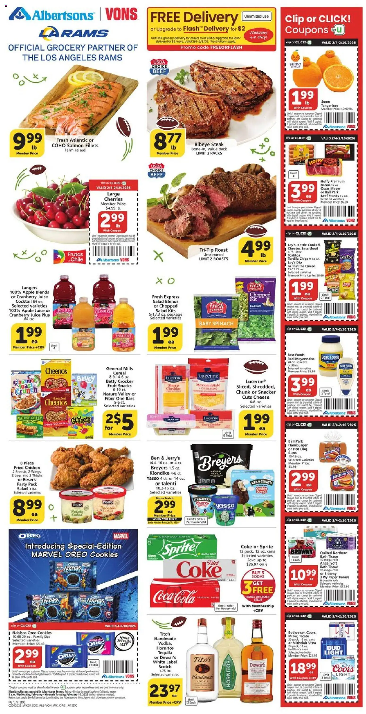 vons - Vons Weekly Ad - 02/04 - 02/10 2026 - page: 1