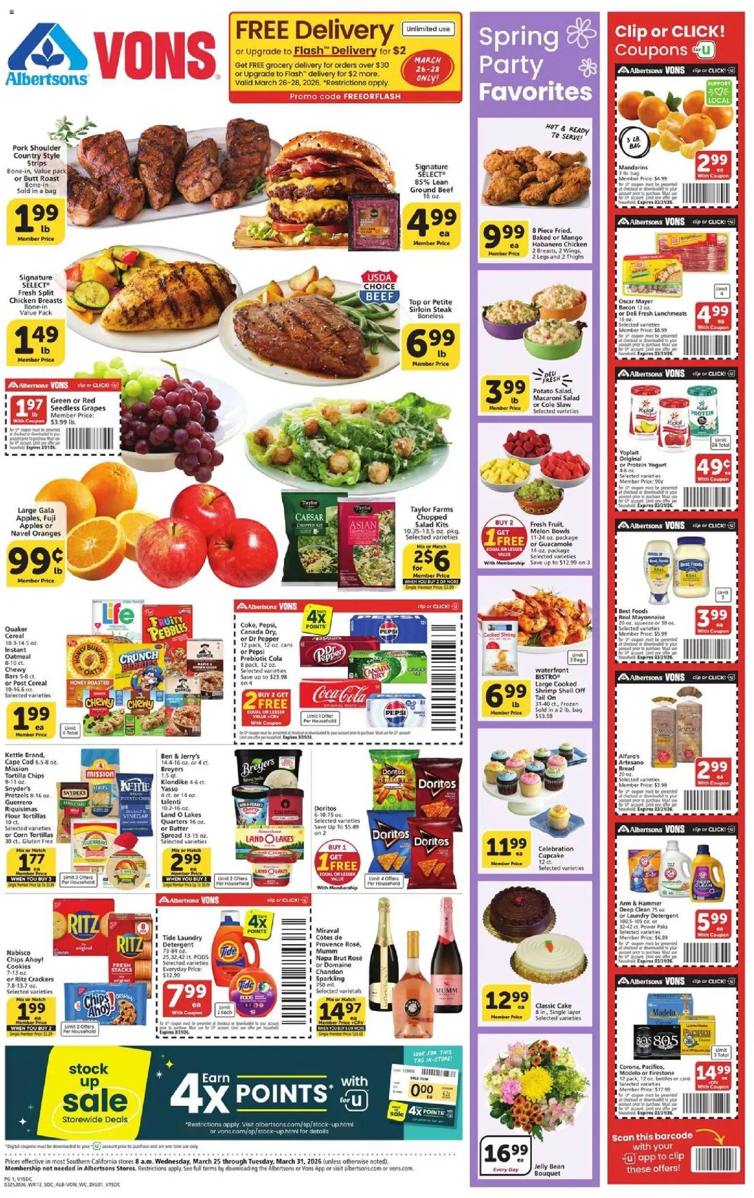 vons - Vons Weekly Ad - 03/25 - 03/31 2026