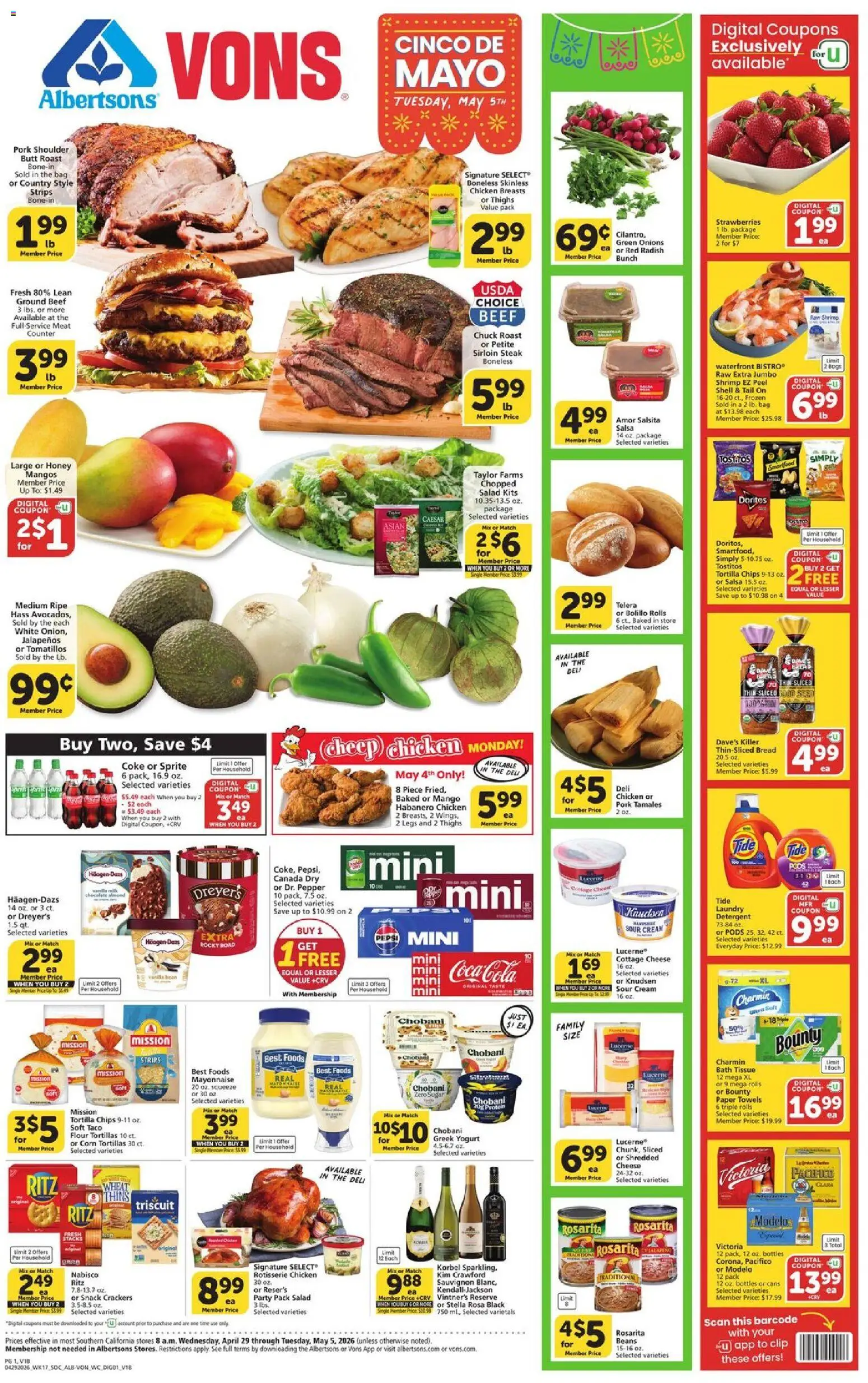 vons - Vons Weekly Ad - 04/29 - 05/05 2026