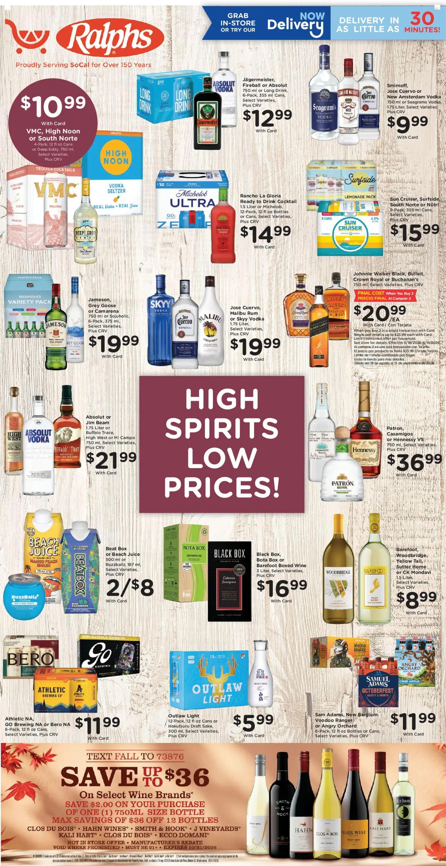 ralphs - Ralphs Adult Beverage - 08/19 - 08/25 2026 - page: 1