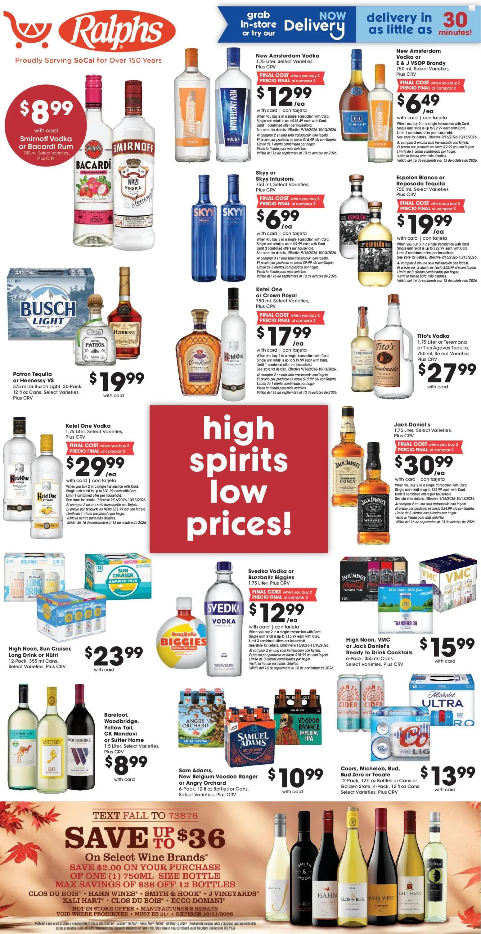 ralphs - Ralphs Adult Beverage - 09/16 - 09/22 2026