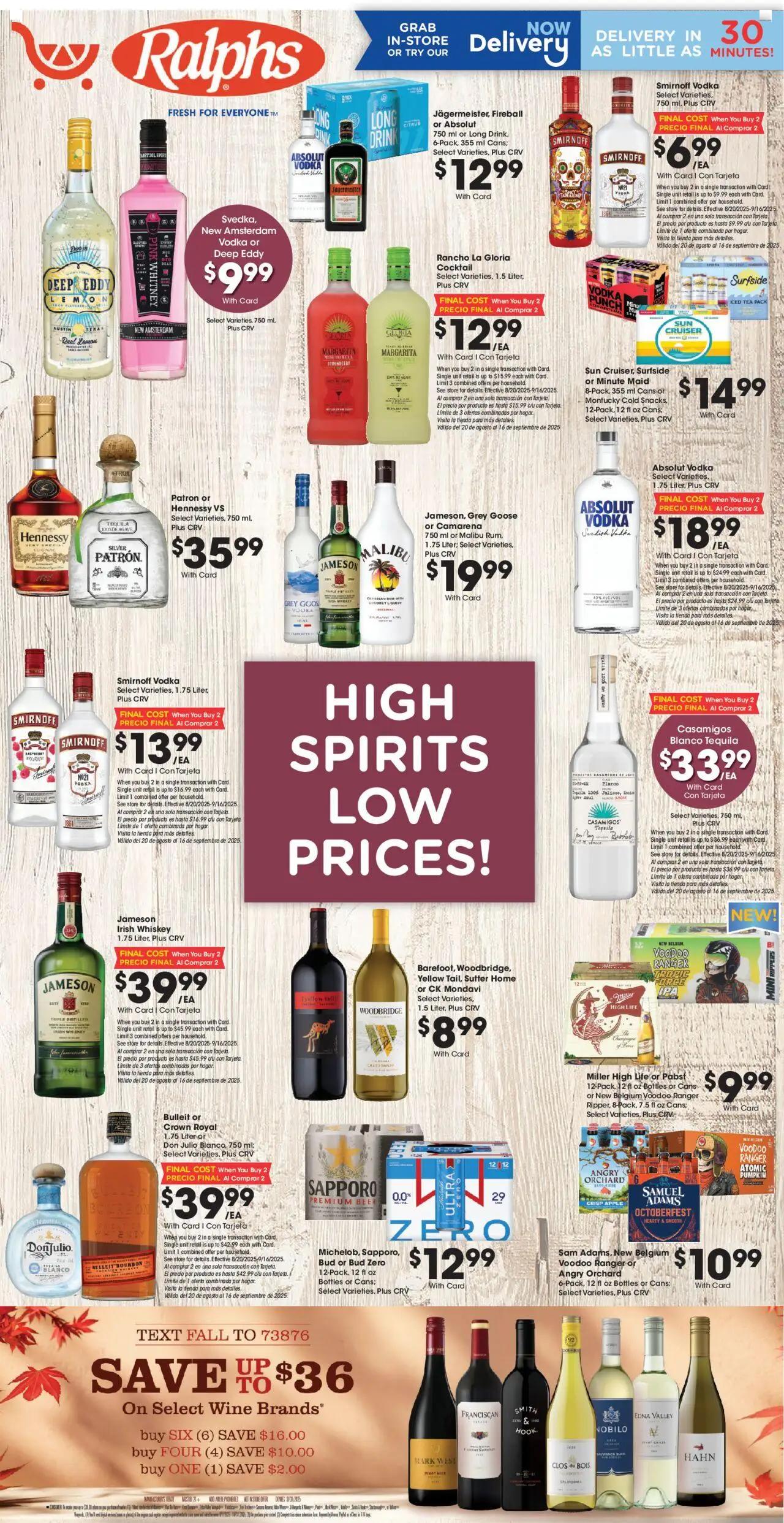 ralphs - Ralphs Adult Beverage - 09/03 - 09/09 2025
