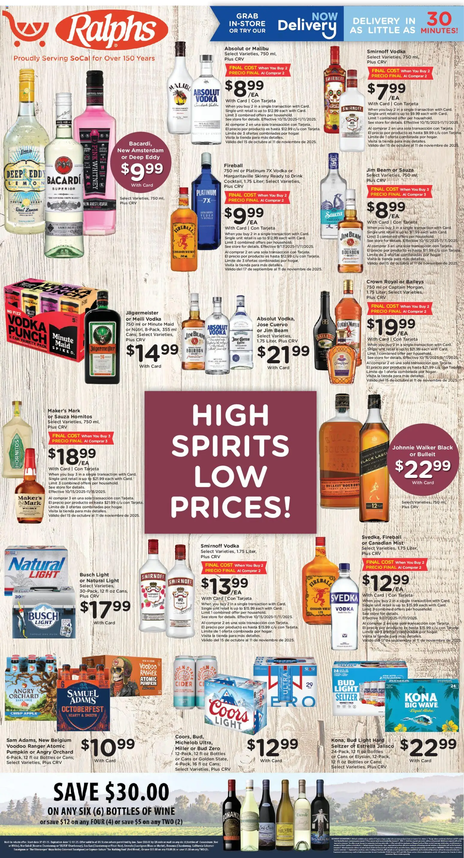 ralphs - Ralphs Adult Beverage - 11/05 - 11/11 2025