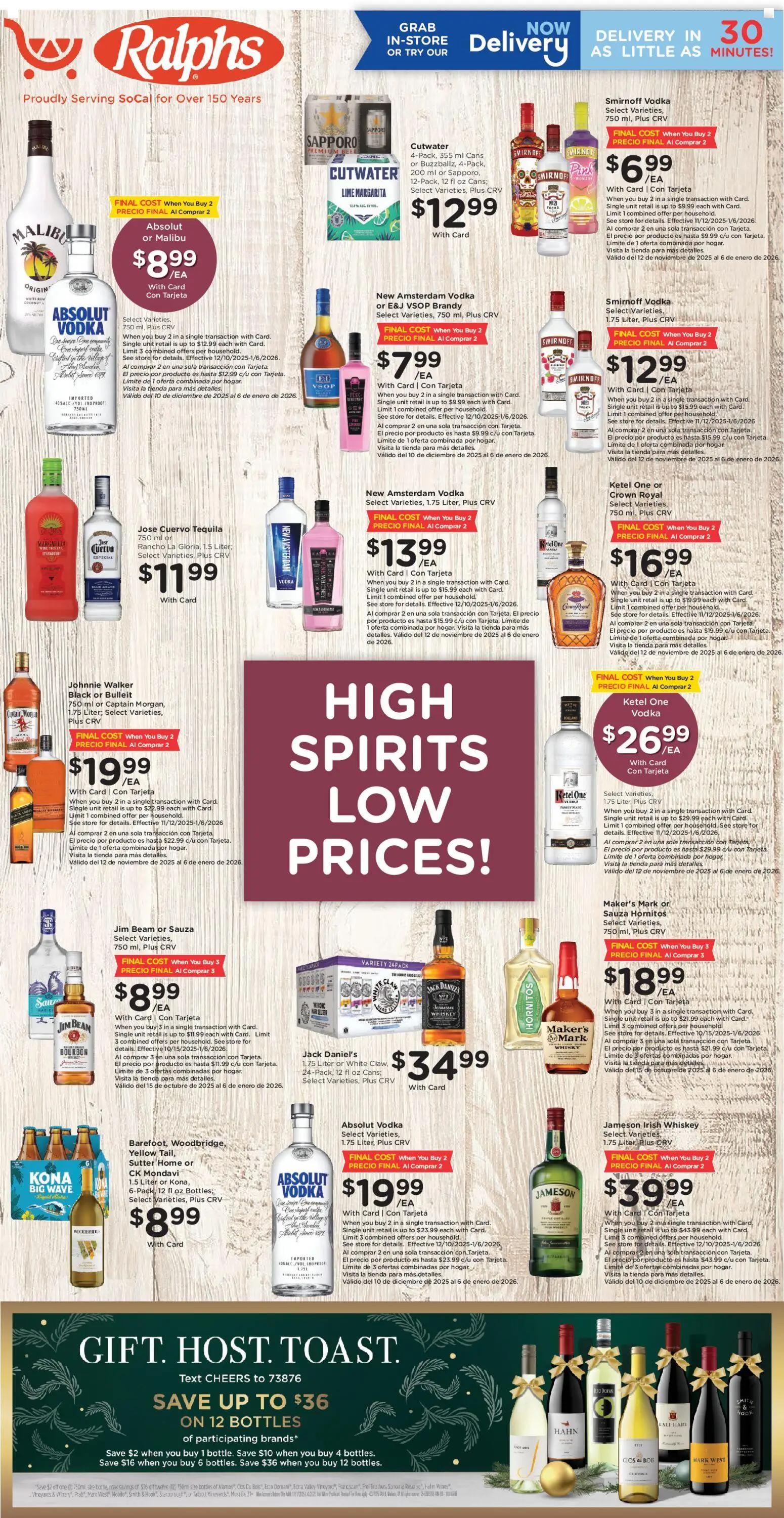 ralphs - Ralphs Adult Beverage - 12/10 - 12/16 2025 - page: 1