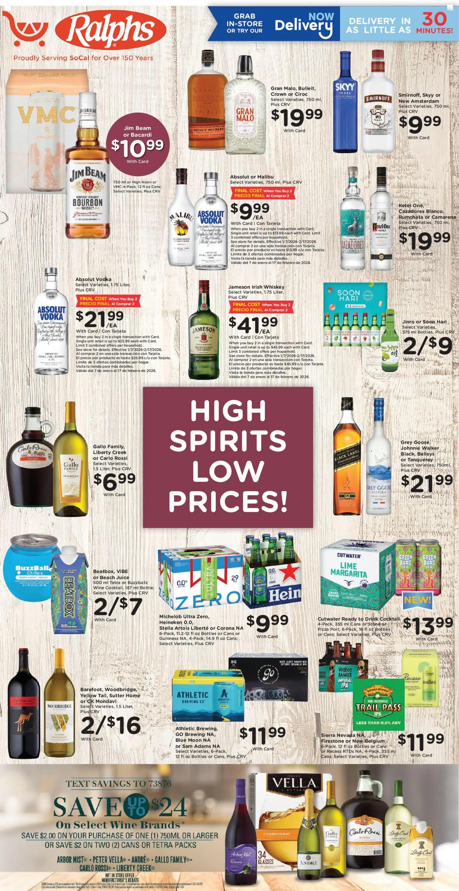 ralphs - Ralphs Adult Beverage - 01/21 - 01/27 2026 - page: 1