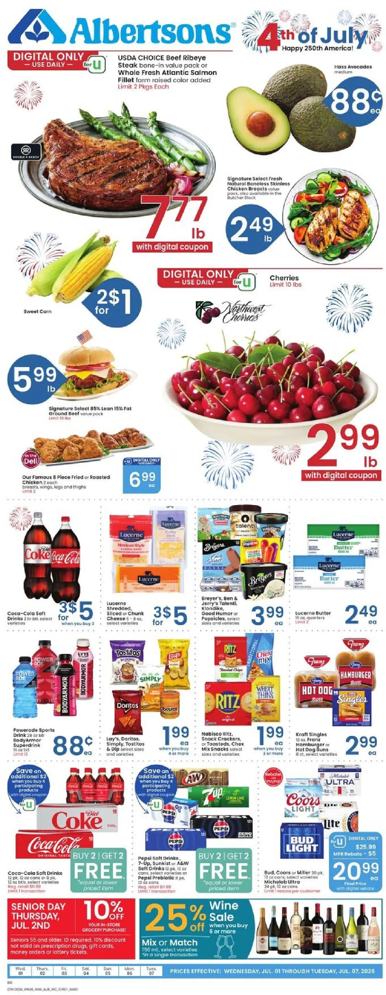albertsons - Albertsons Weekly Ad - 07/01 - 07/07 2026 - page: 1