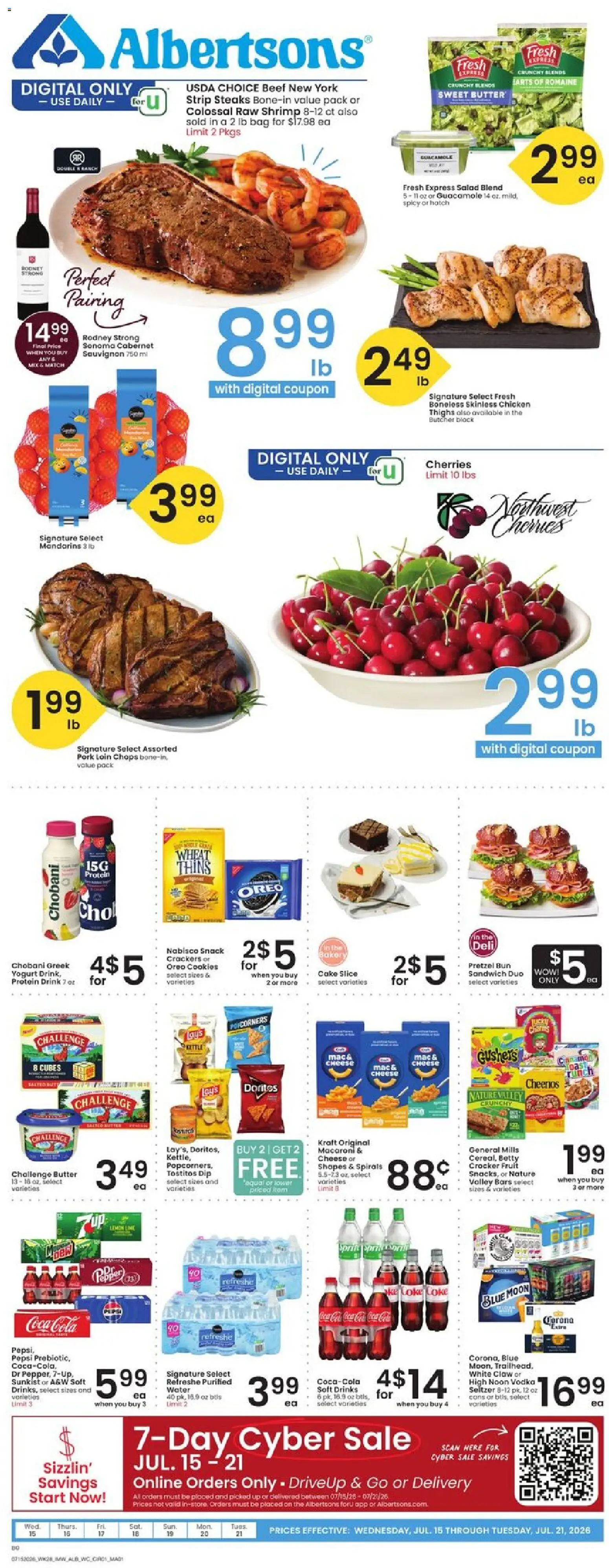 albertsons - Albertsons Weekly Ad - 07/15 - 07/21 2026 - page: 1