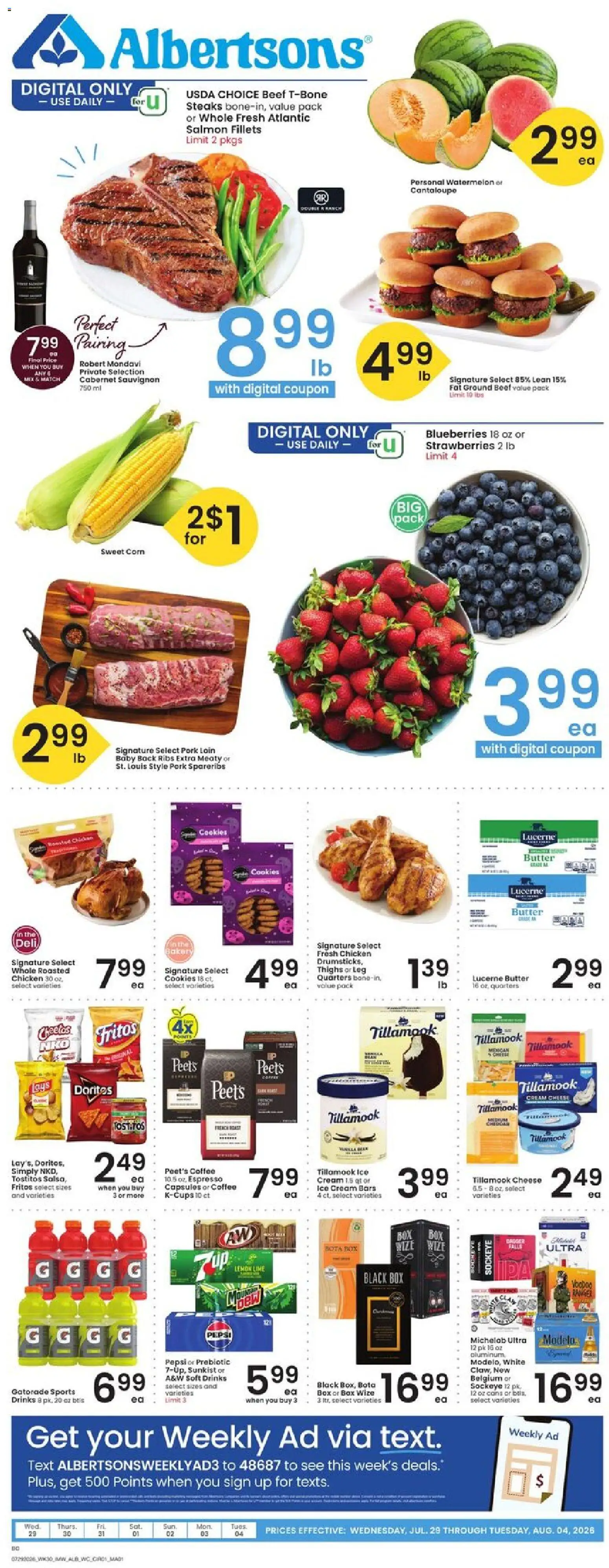 albertsons - Albertsons Weekly Ad - 07/29 - 08/04 2026