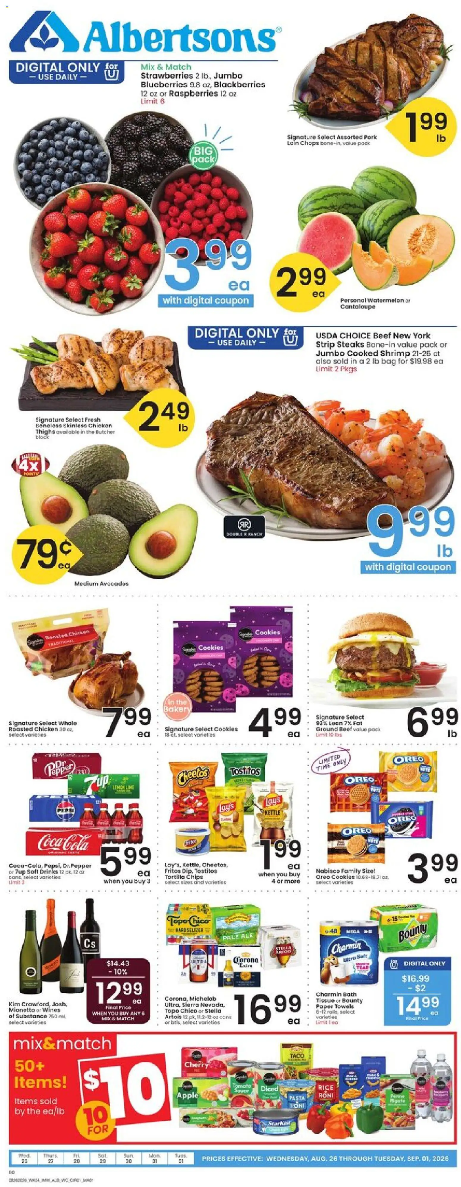 albertsons - Albertsons Weekly Ad - 08/26 - 09/01 2026 - page: 1