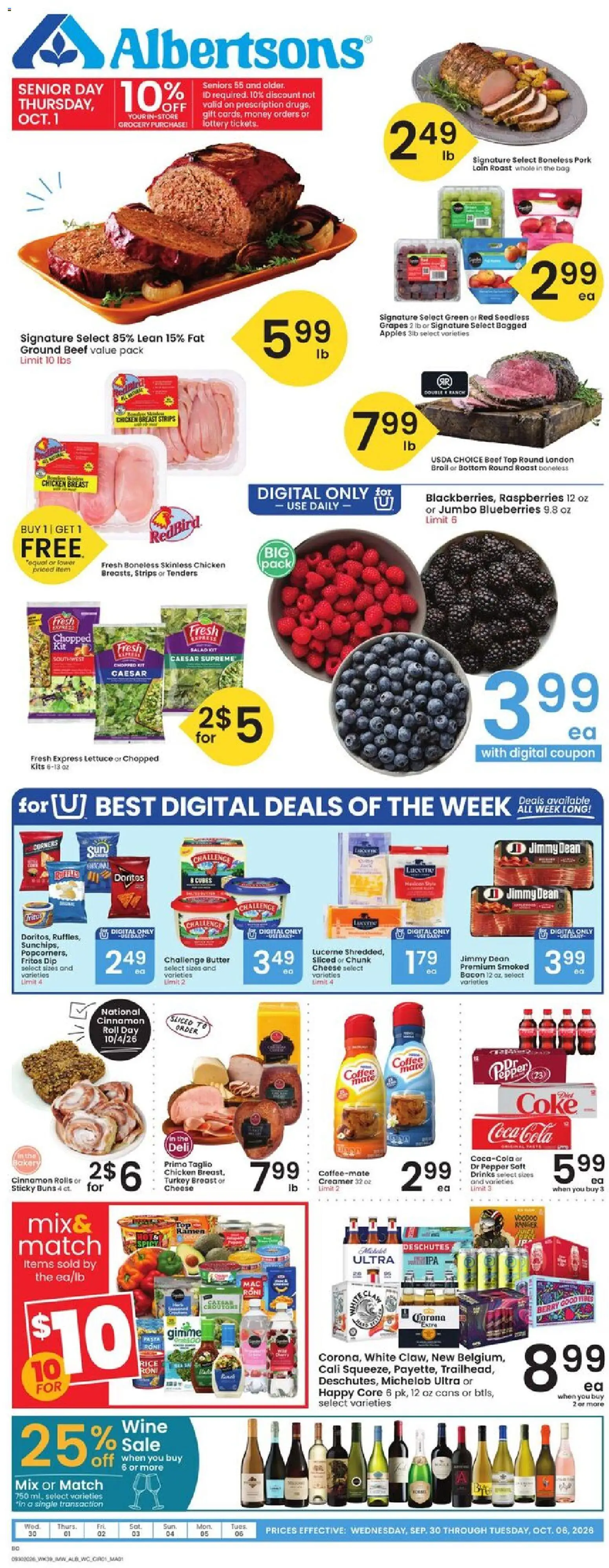 albertsons - Albertsons Weekly Ad - 09/30 - 10/06 2026 - page: 1