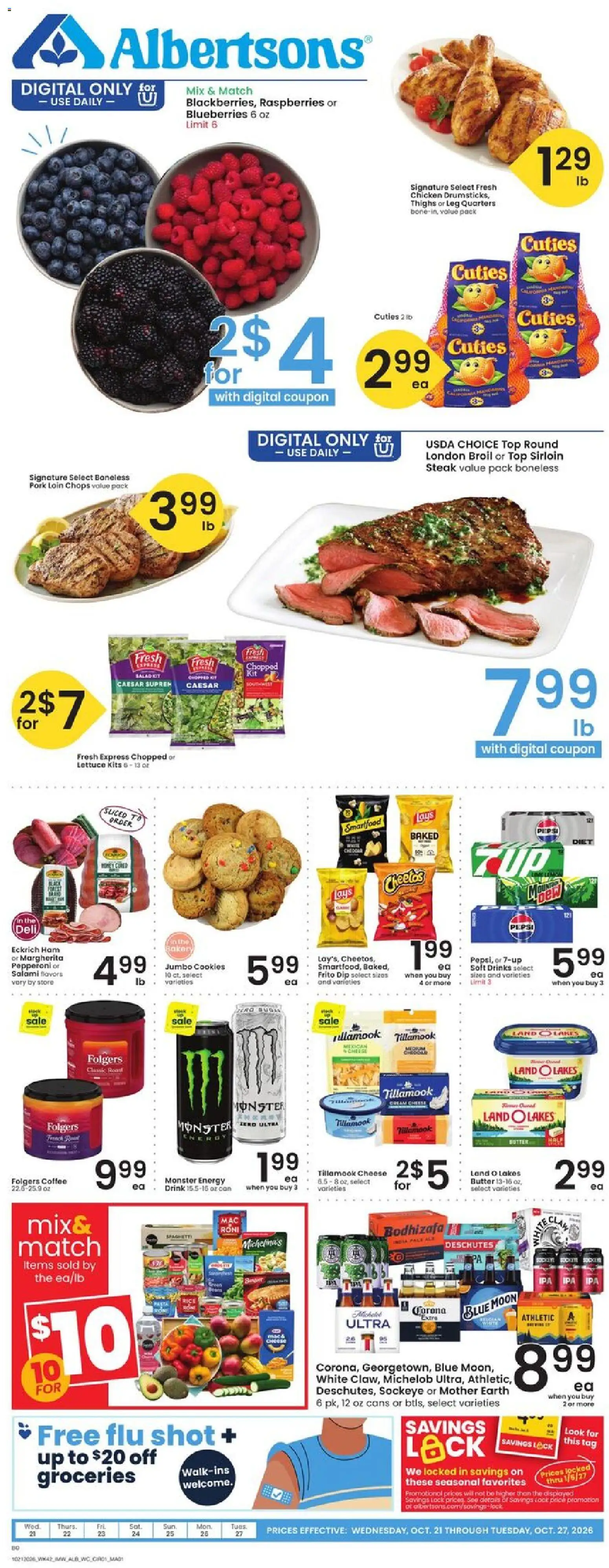 albertsons - Albertsons Weekly Ad - 10/21 - 10/27 2026