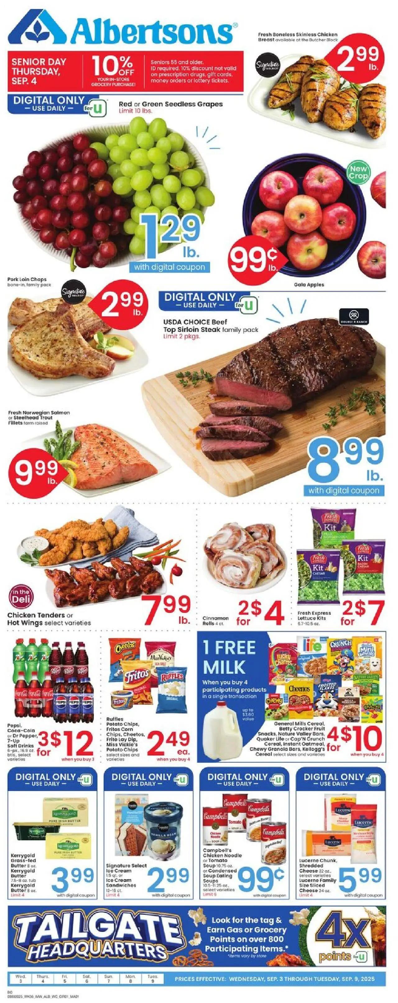 albertsons - Albertsons Weekly Ad - 09/03 - 09/09 2025