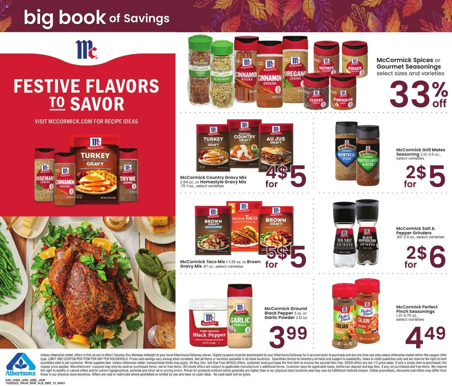 albertsons - Albertsons Big Book of Savings - 10/28 - 12/01 2025 - page: 15