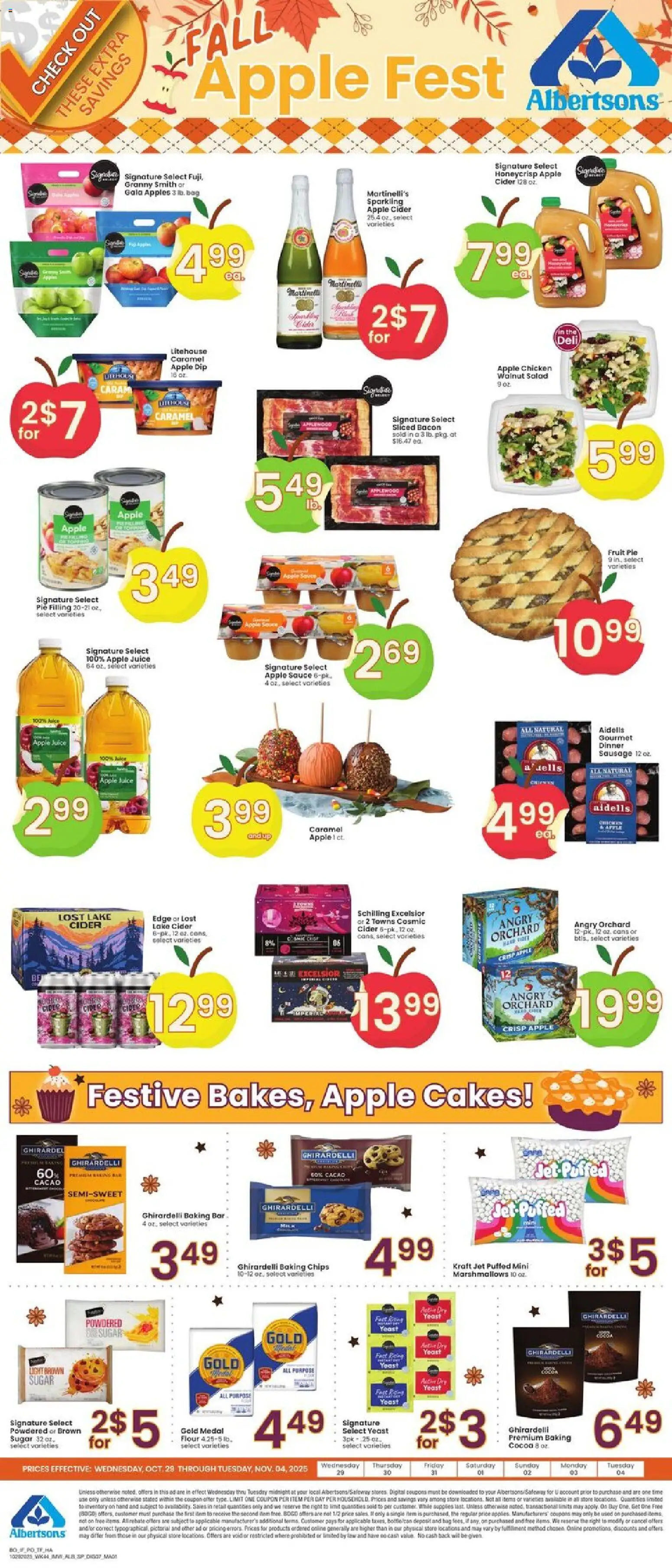 albertsons - Albertsons Specialty Publication - 10/29 - 11/04 2025 - page: 1