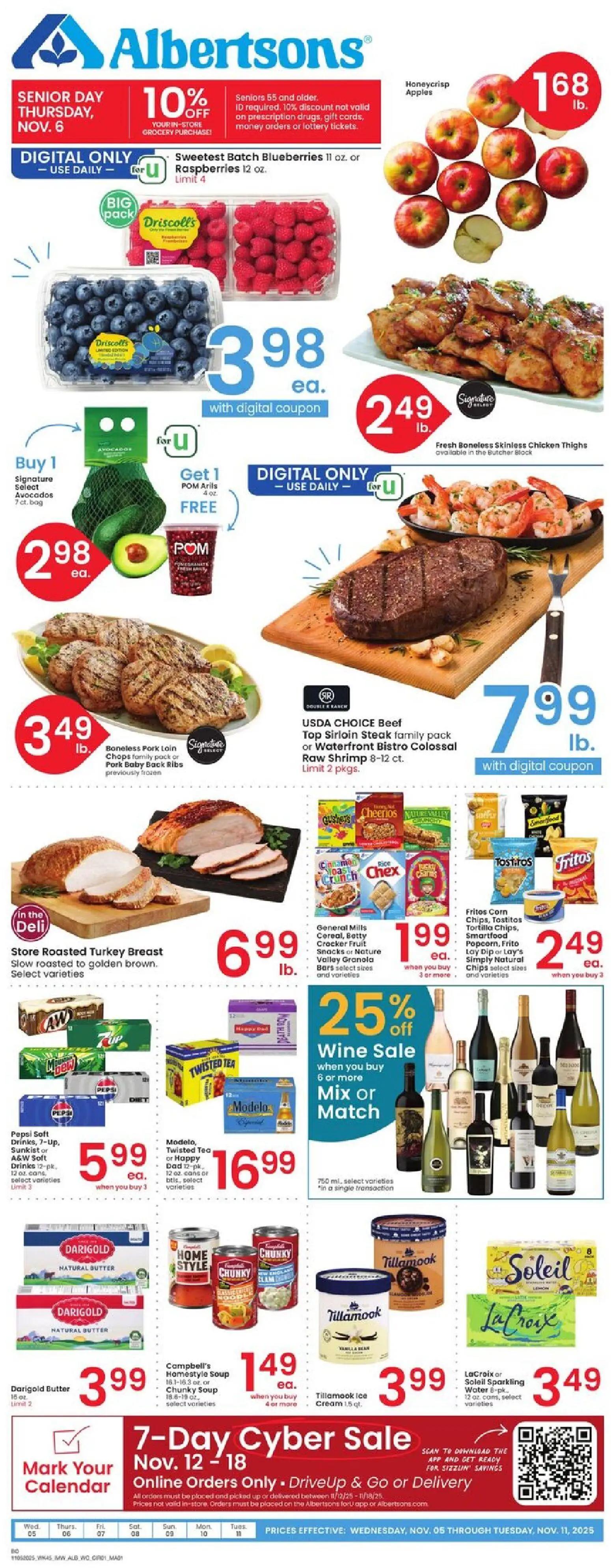 albertsons - Albertsons Weekly Ad - 11/05 - 11/11 2025