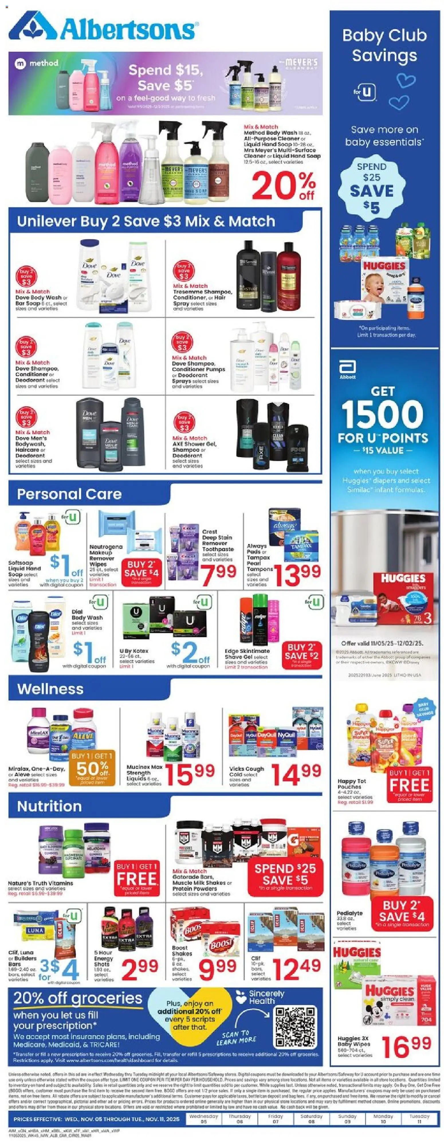 albertsons - Albertsons Weekly Ad - 11/05 - 11/11 2025 - page: 5