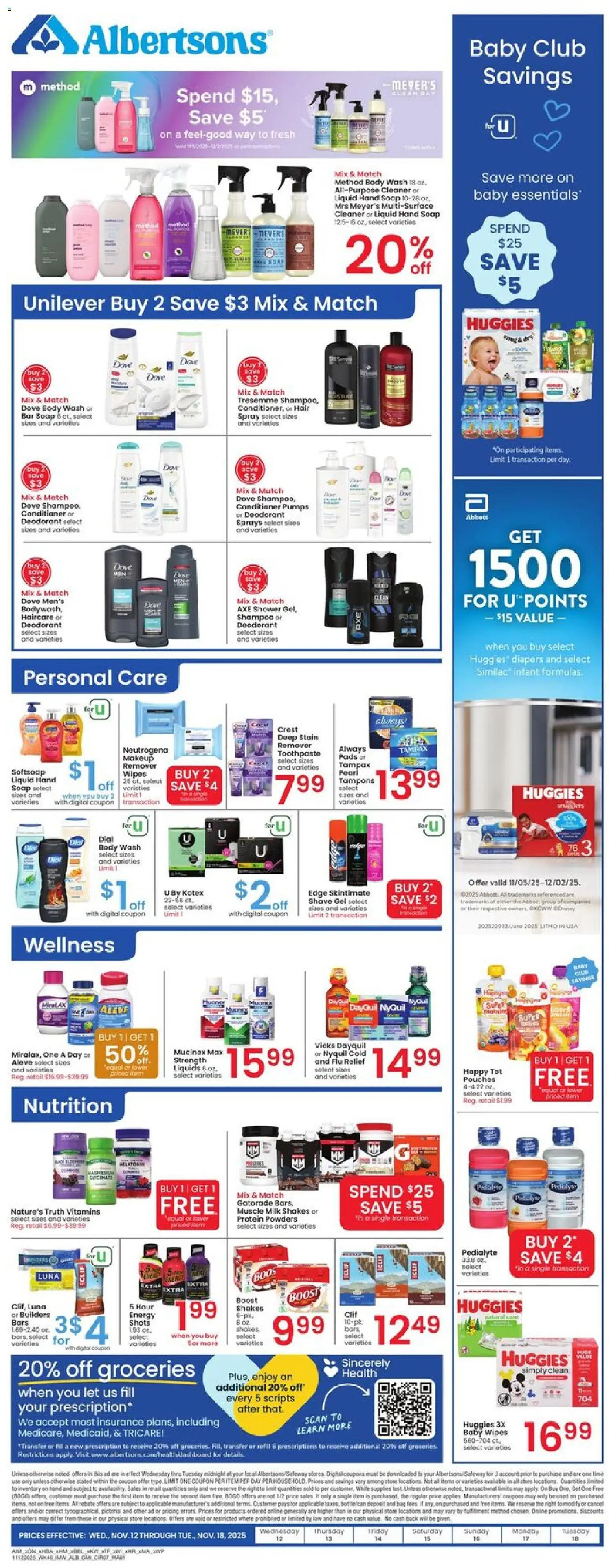 albertsons - Albertsons Weekly Ad - 11/12 - 11/18 2025 - page: 7