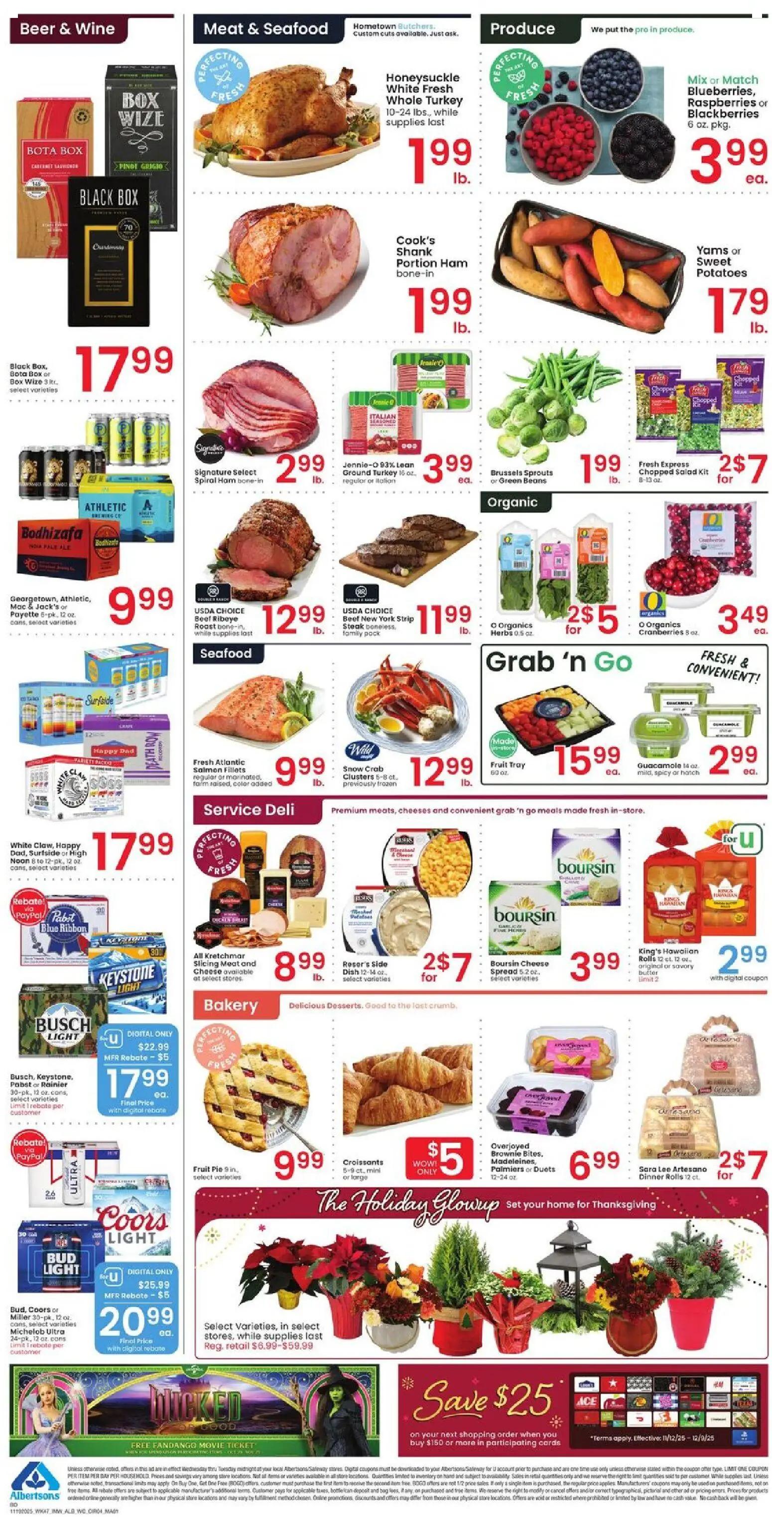 albertsons - Albertsons Weekly Ad - 11/19 - 11/27 2025 - page: 4