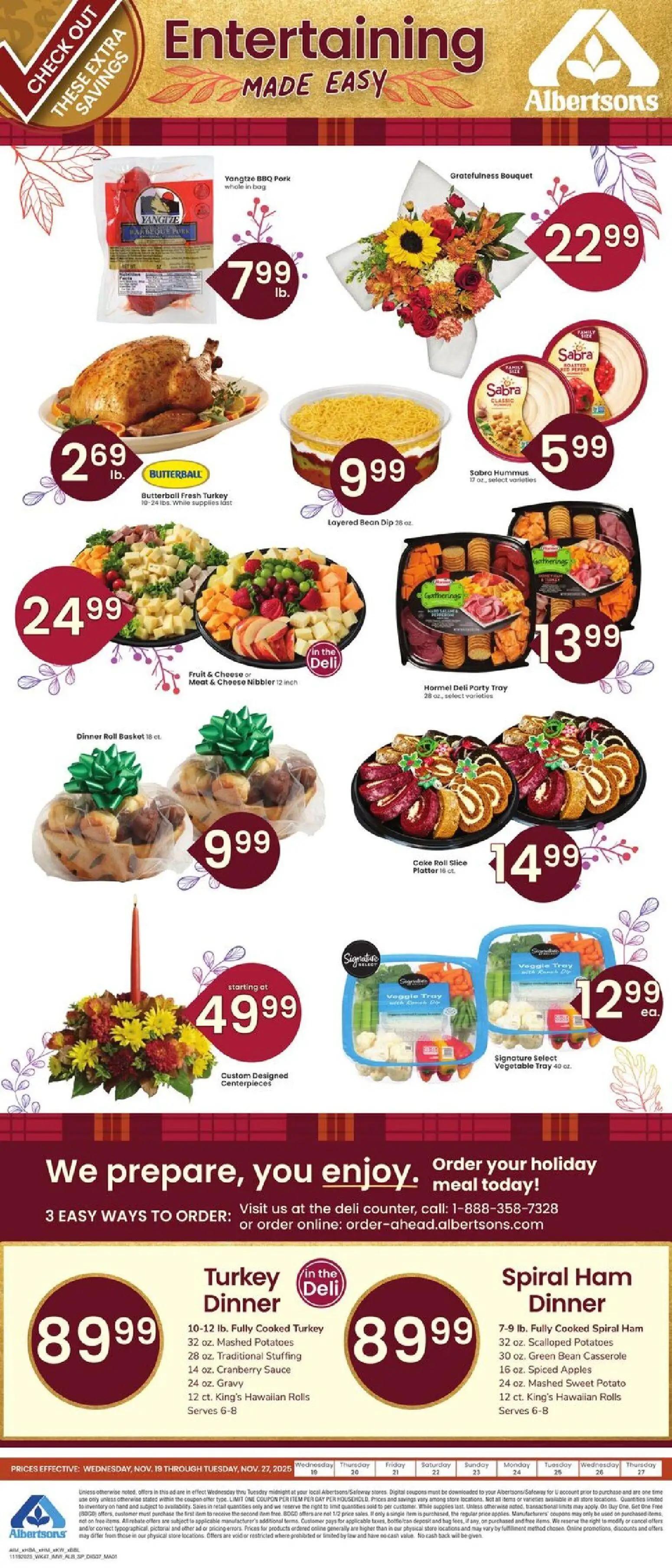 albertsons - Albertsons Specialty Publication - 11/19 - 11/27 2025