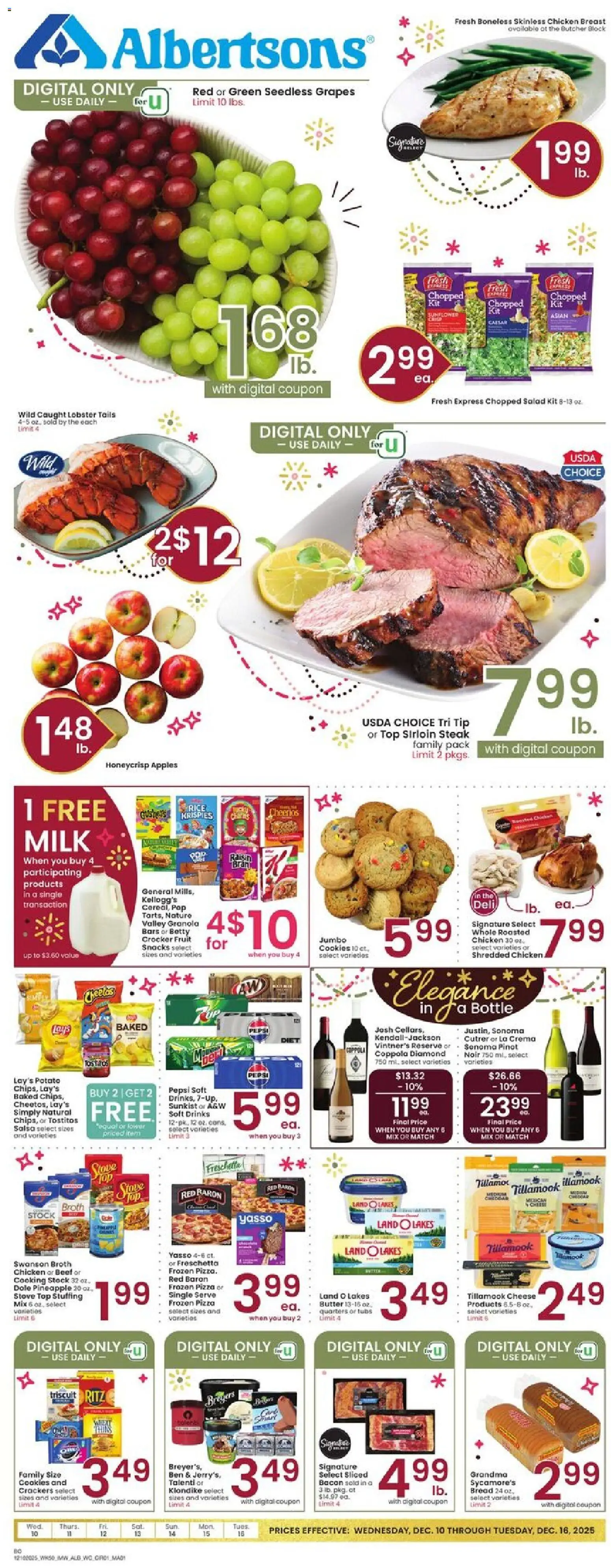 albertsons - Albertsons Weekly Ad - 12/10 - 12/16 2025