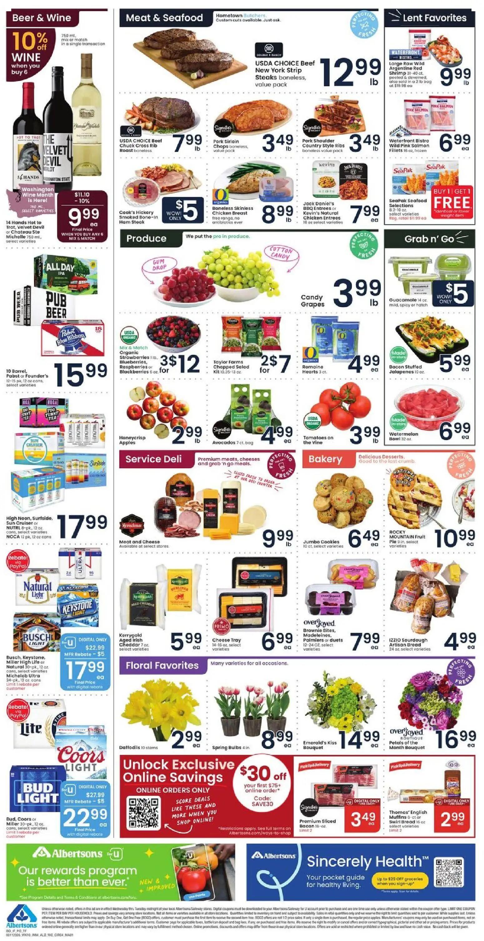 albertsons - Albertsons Weekly Ad - 03/11 - 03/17 2026 - page: 4