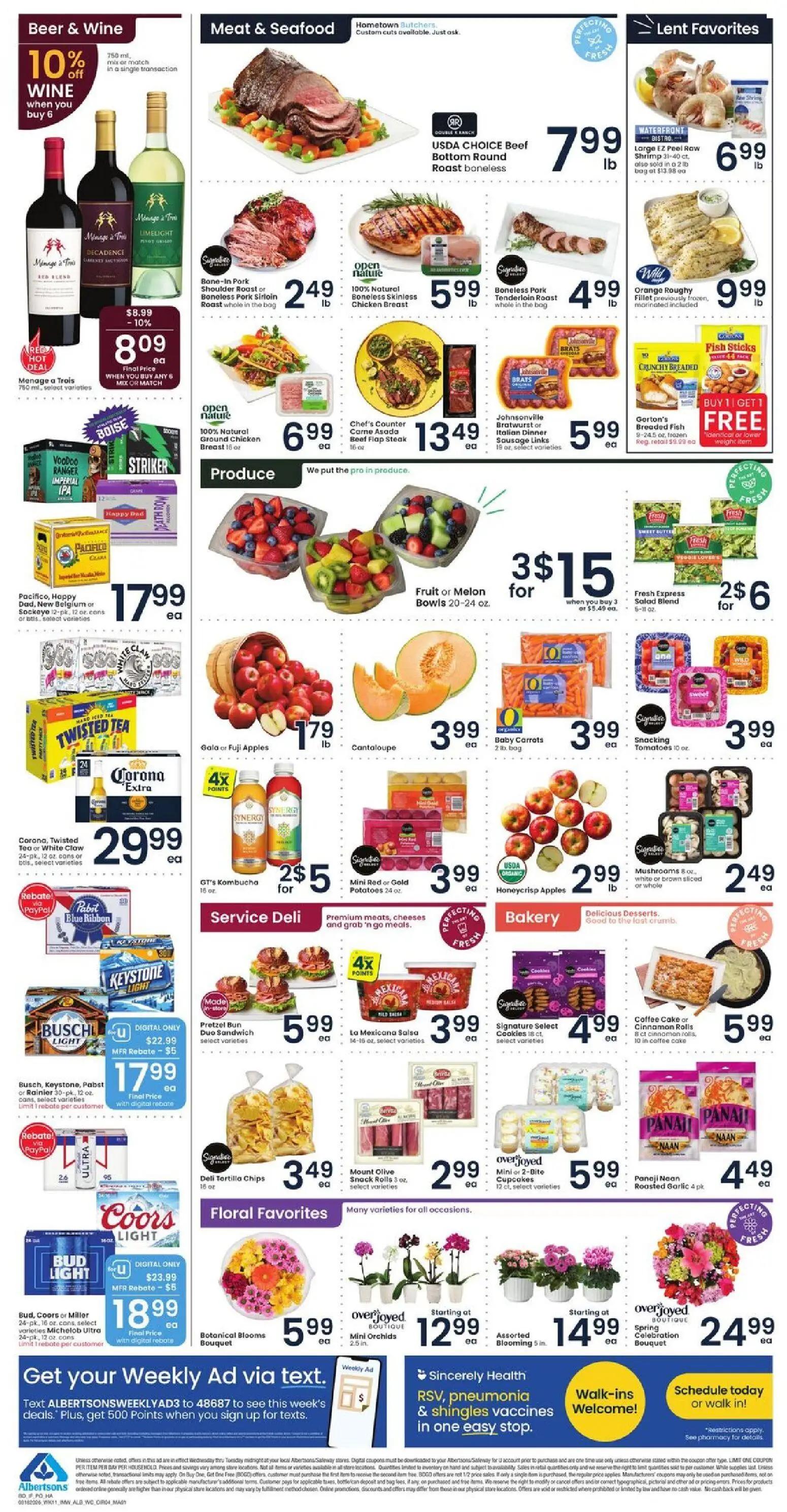 albertsons - Albertsons Weekly Ad - 03/18 - 03/24 2026 - page: 4